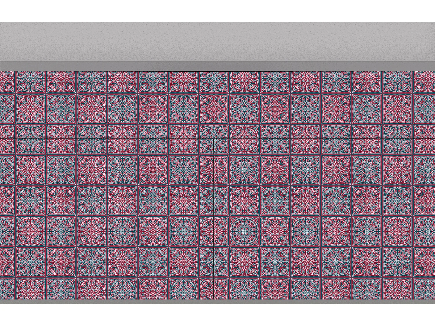 Sideboard - 115x85x48 cm - BS4 - Riviera Mosaic, Grau