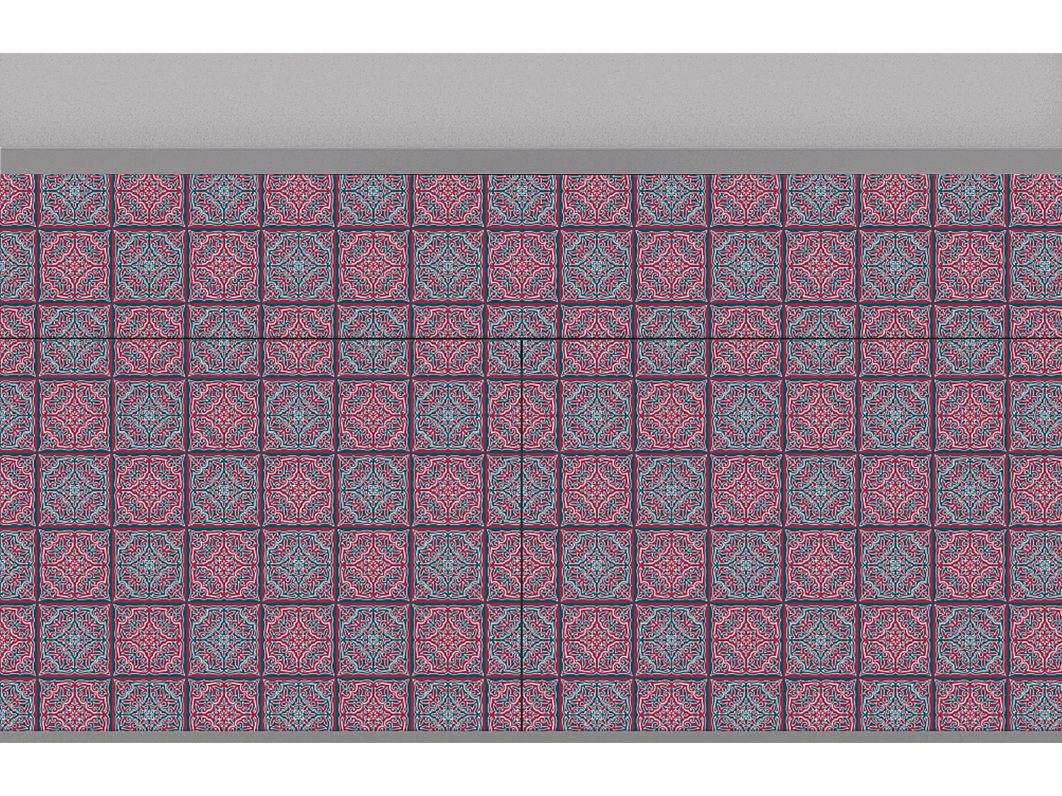 Buffet - 115x85x48 cm - BS4 - Riviera Mosaic, Gris