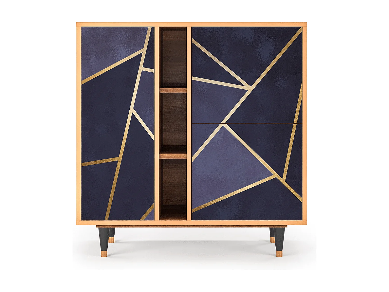 Kredens - 94х96х41 cm - BS5 - The Amethyst, Orzech