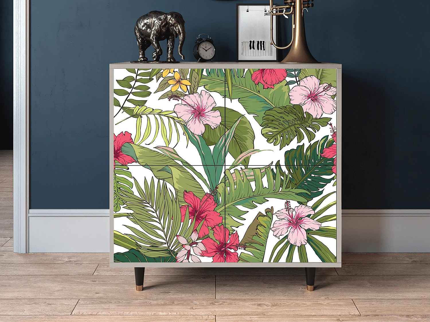 Aparador - 94x96x48 cm - BS3 - Verdant Tropics, Areia