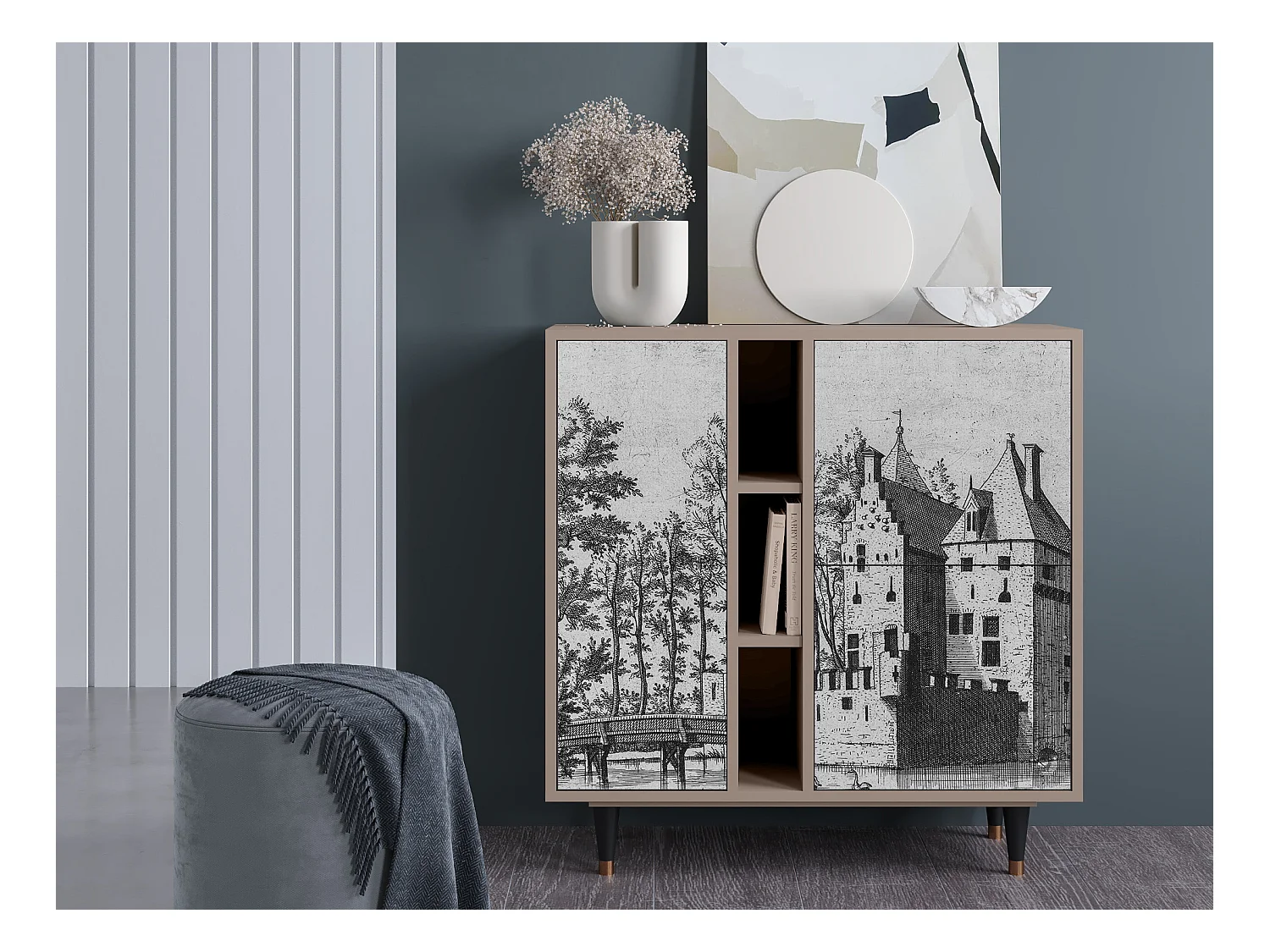 Buffet - 94х96х41 cm - BS5 - Castle by Breugel, Latte