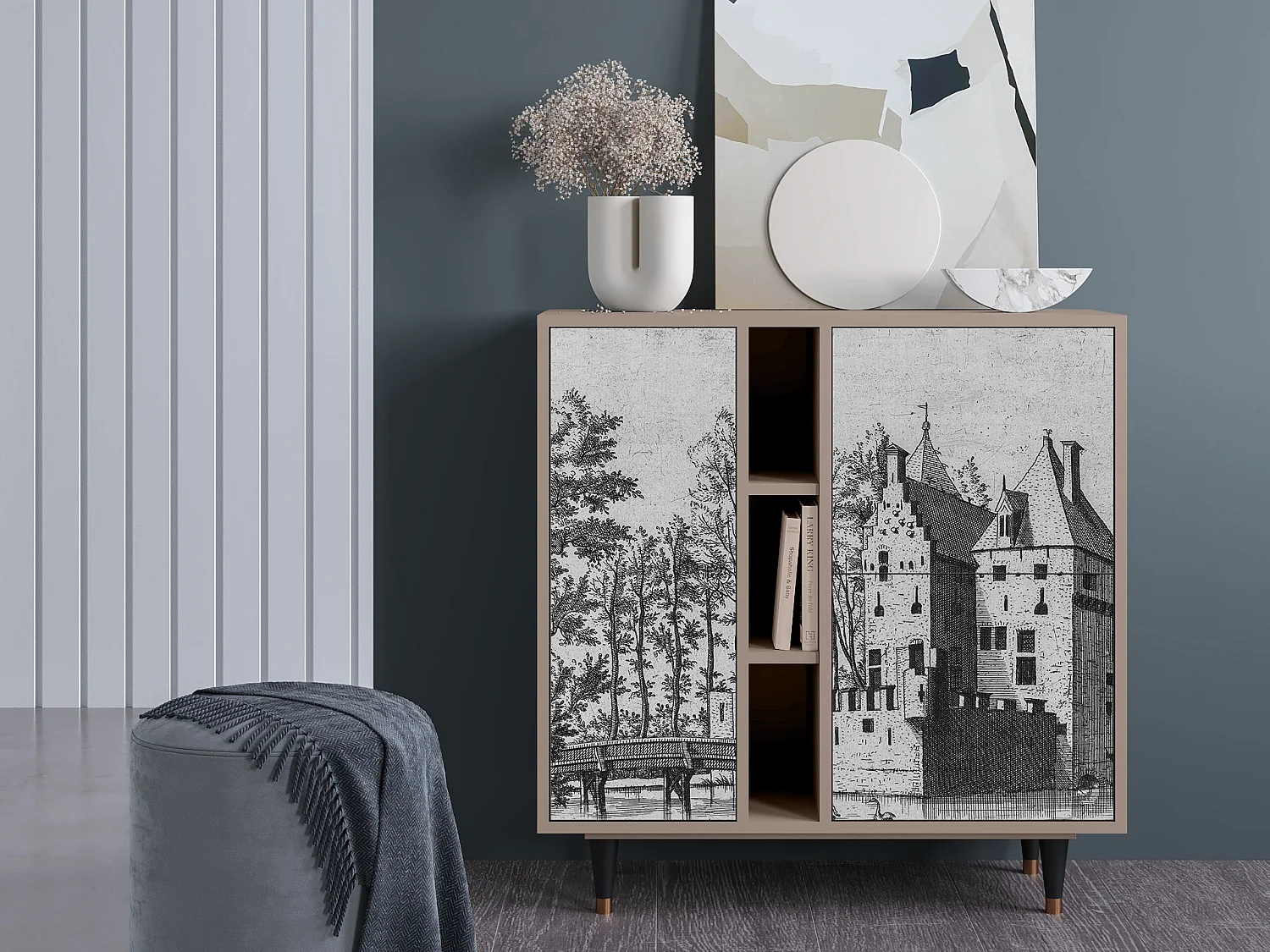 Buffet - 94х96х41 cm - BS5 - Castle by Breugel, Latte