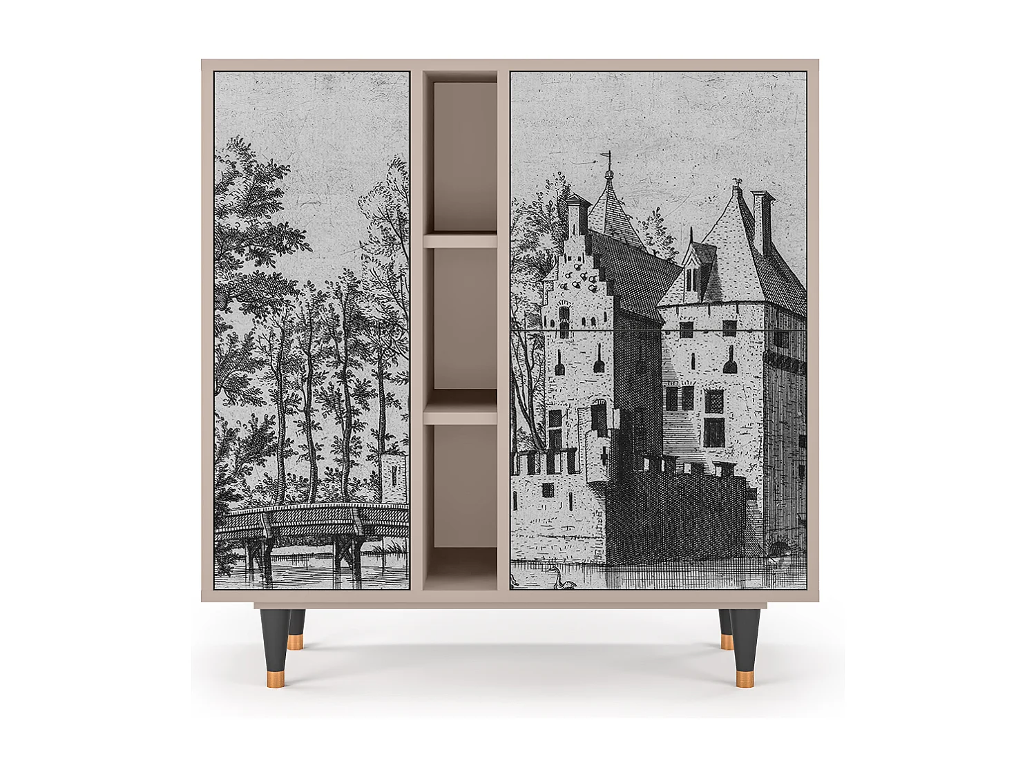 Buffet - 94х96х41 cm - BS5 - Castle by Breugel, Latte