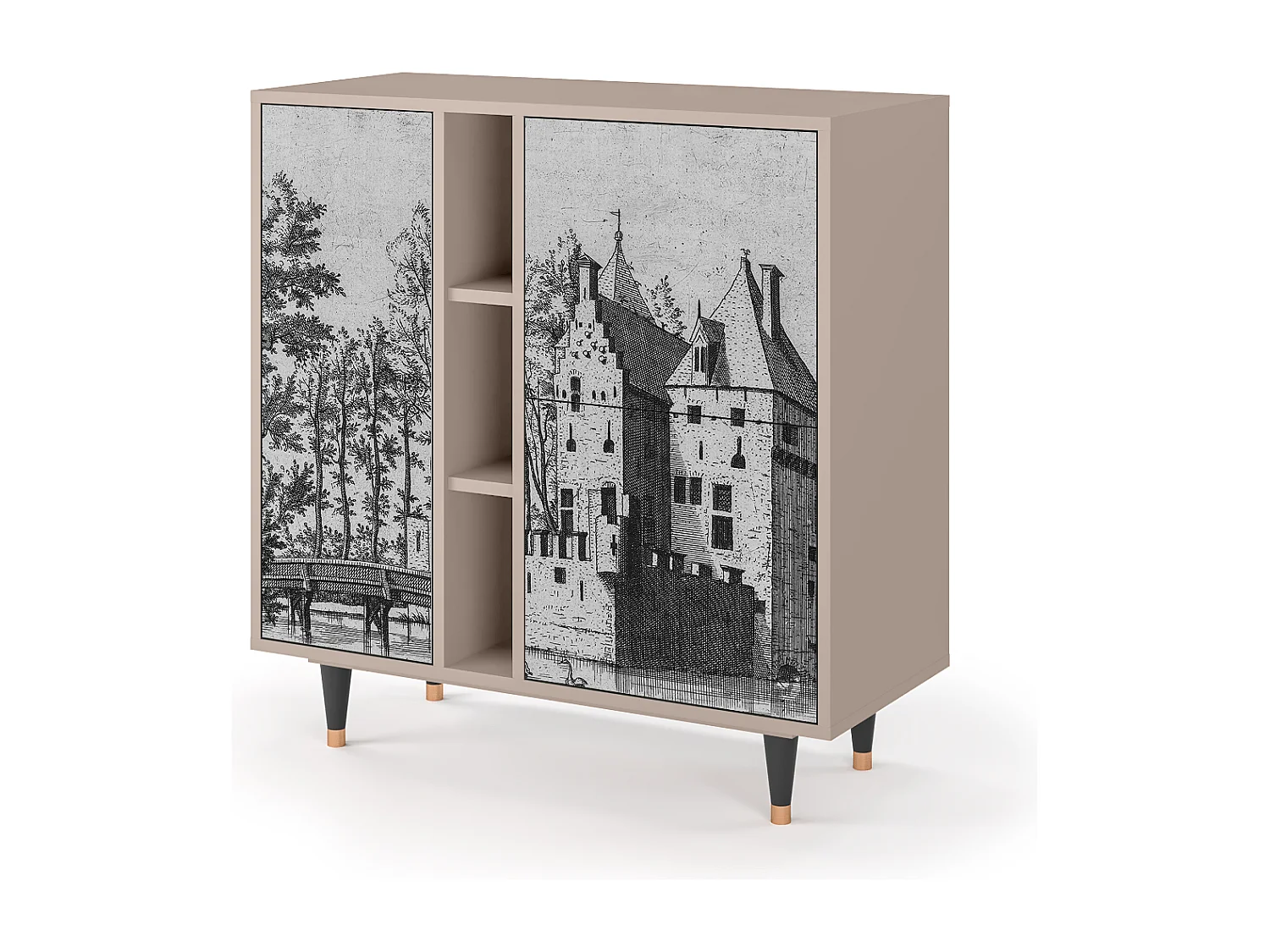Buffet - 94х96х41 cm - BS5 - Castle by Breugel, Latte