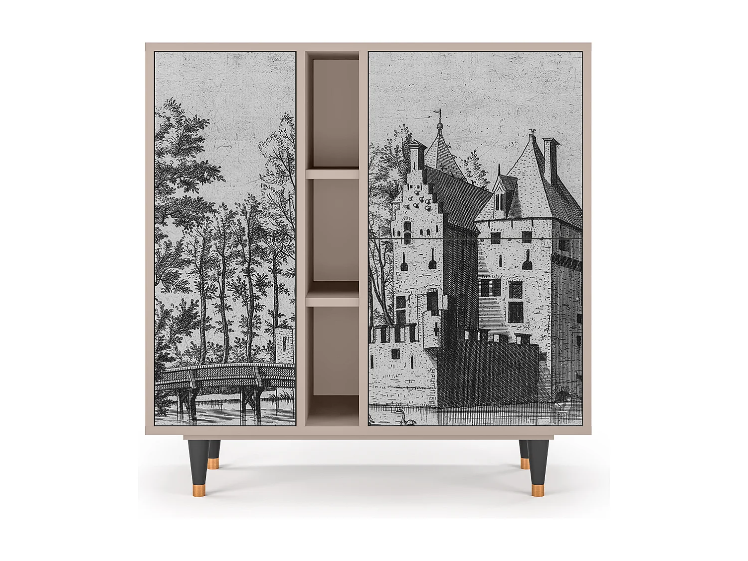 Buffet - 94х96х41 cm - BS5 - Castle by Breugel, Latte