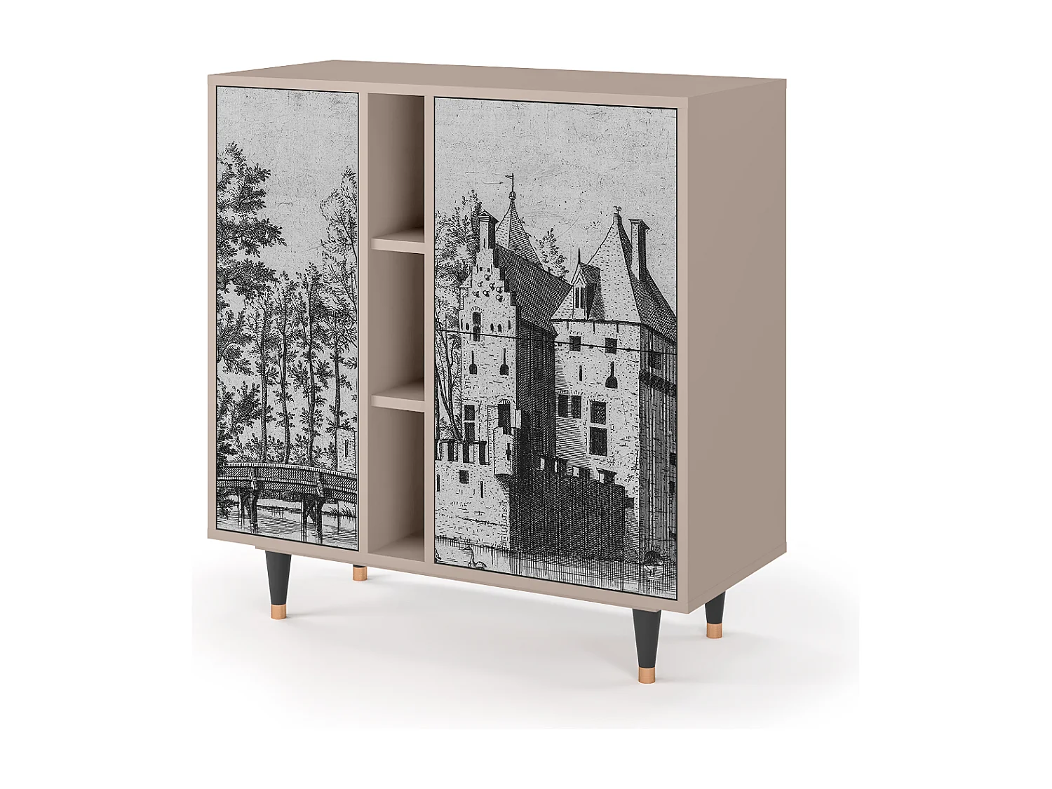 Buffet - 94х96х41 cm - BS5 - Castle by Breugel, Latte