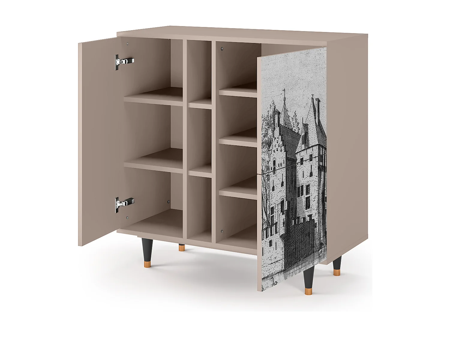 Buffet - 94х96х41 cm - BS5 - Castle by Breugel, Latte