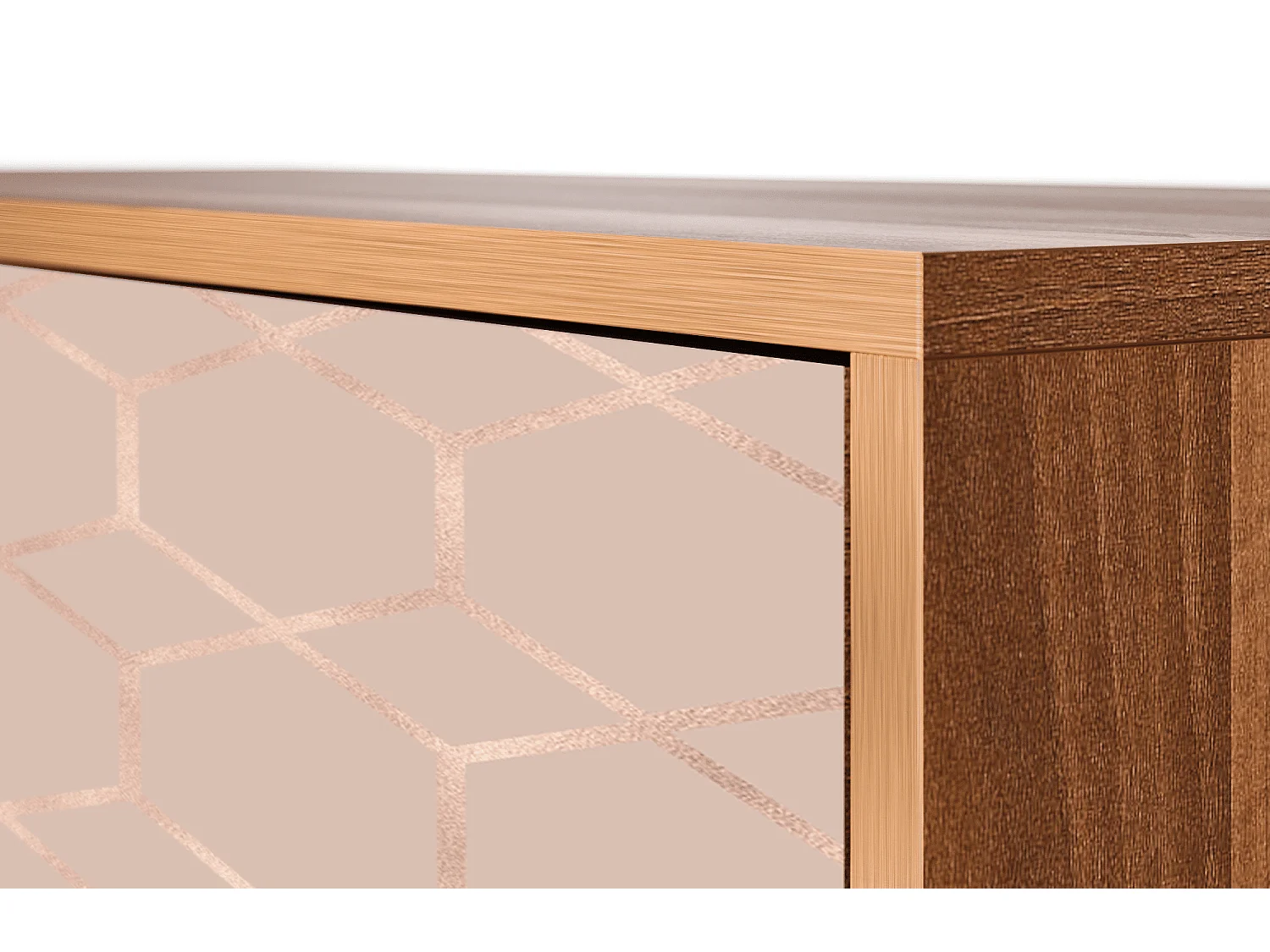Credenza - 115х84х41 cm - S3 - Rose Honeycomb, Noce