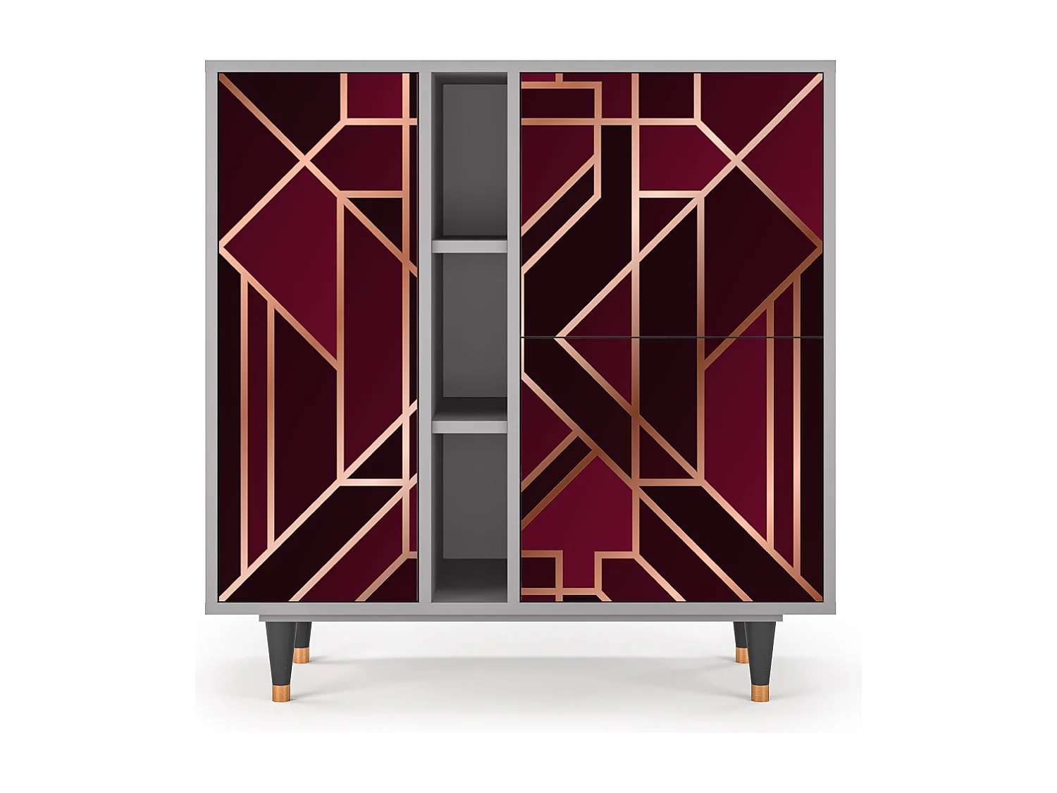 Buffet - 94х96х41 cm - BS5 - Burgundy Jewelery, Gris