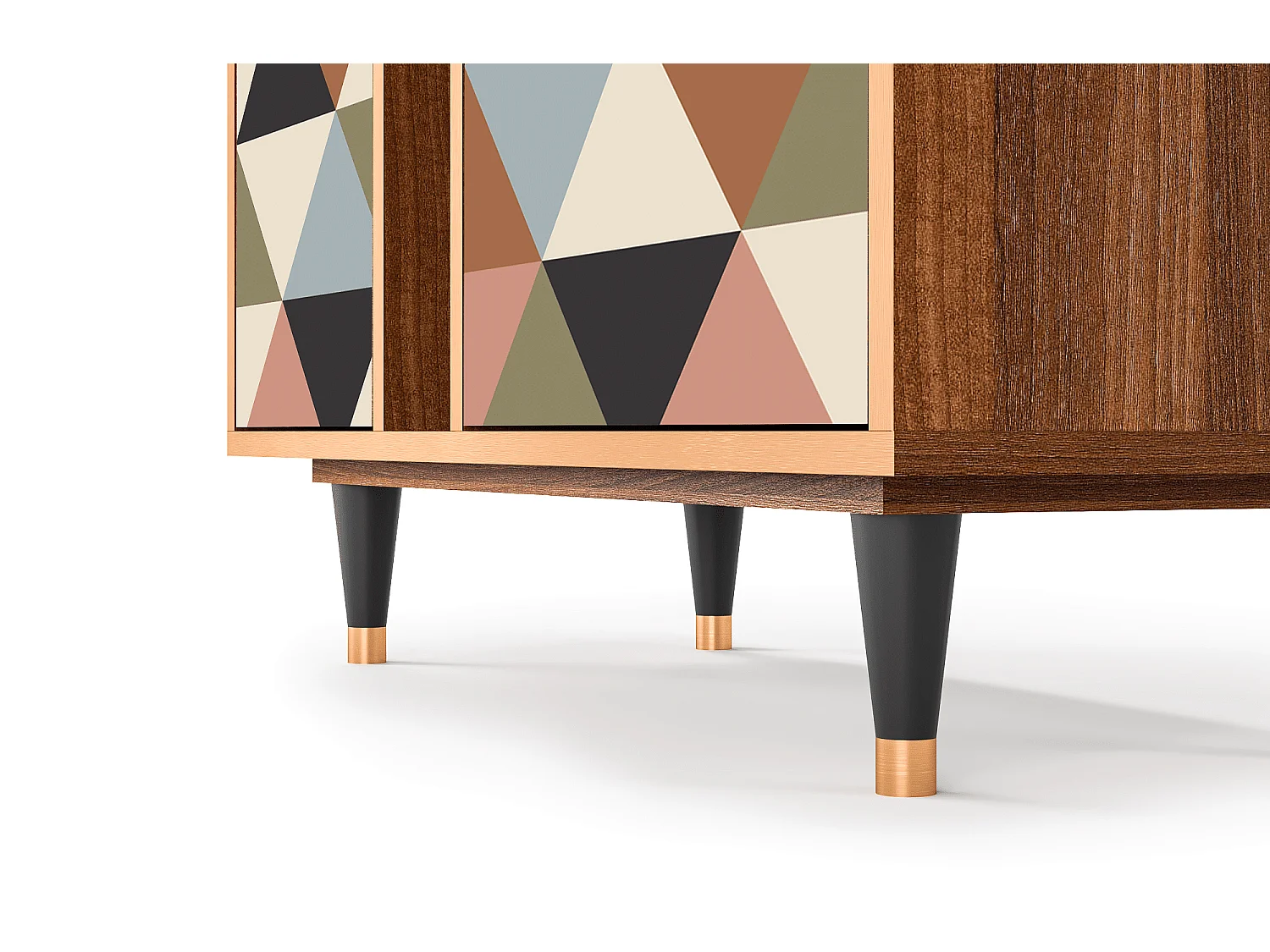 Credenza - 94х96х41 cm - BS5 - Royal Triangles, Noce