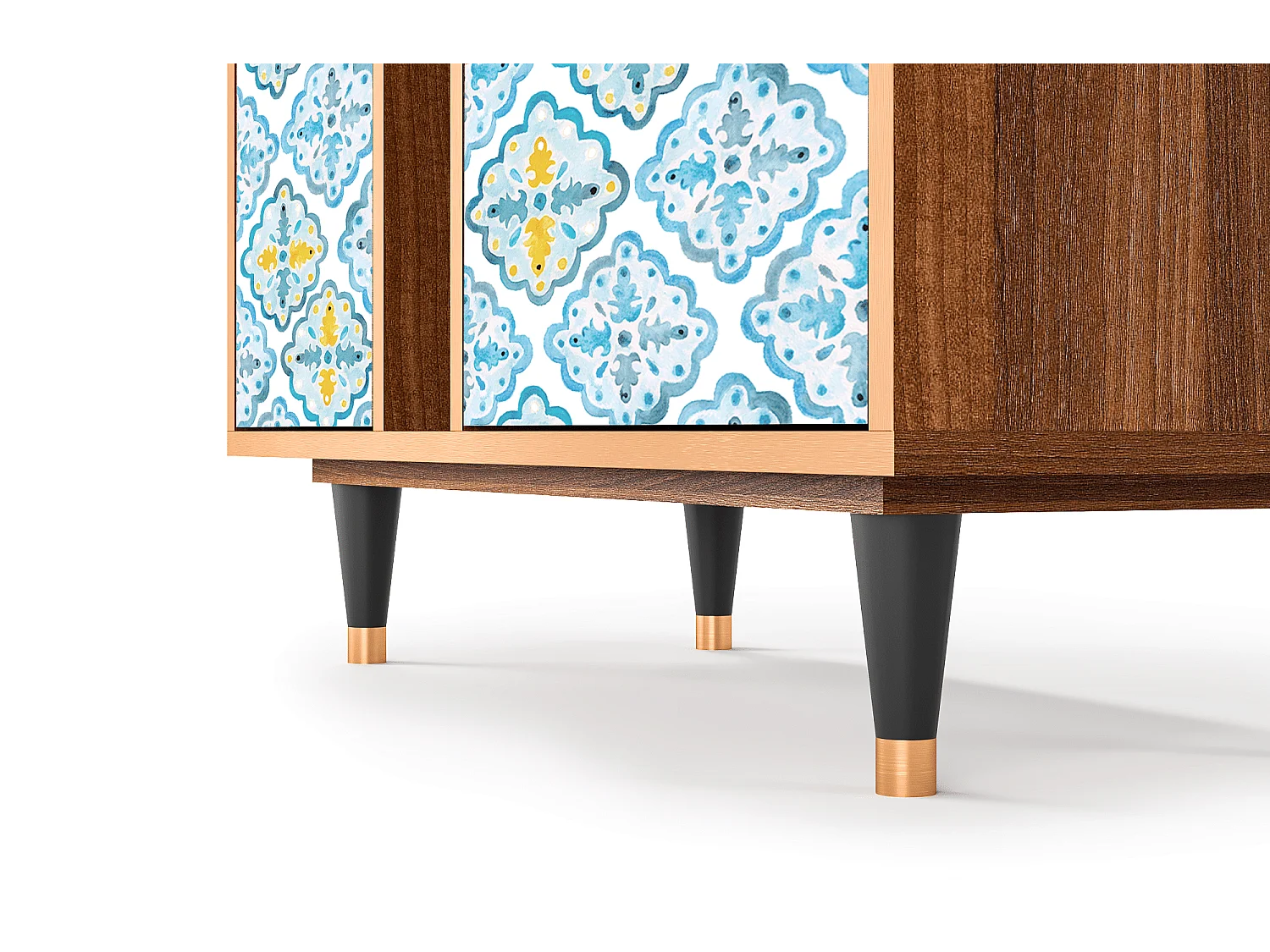 Credenza - 94х96х41 cm - BS5 - Portugese tiles, Noce