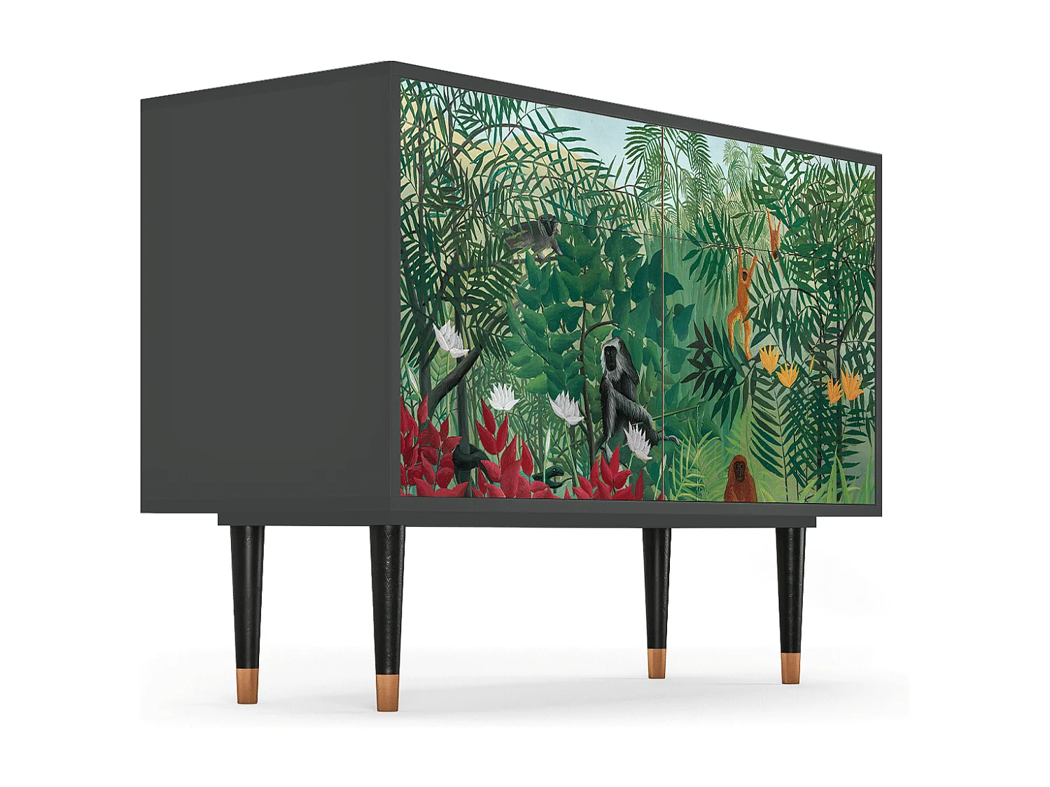 Credenza - 115x85x48 cm - BS4 - Jungles in Paris, Antracite