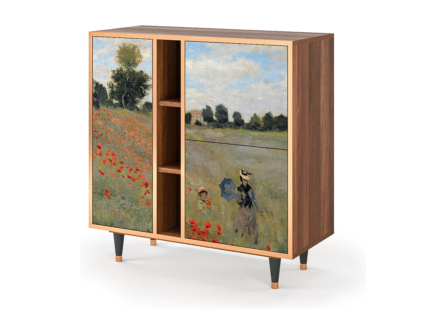 Buffet - 94х96х41 cm - BS5 - The Poppy Field   , Noyer