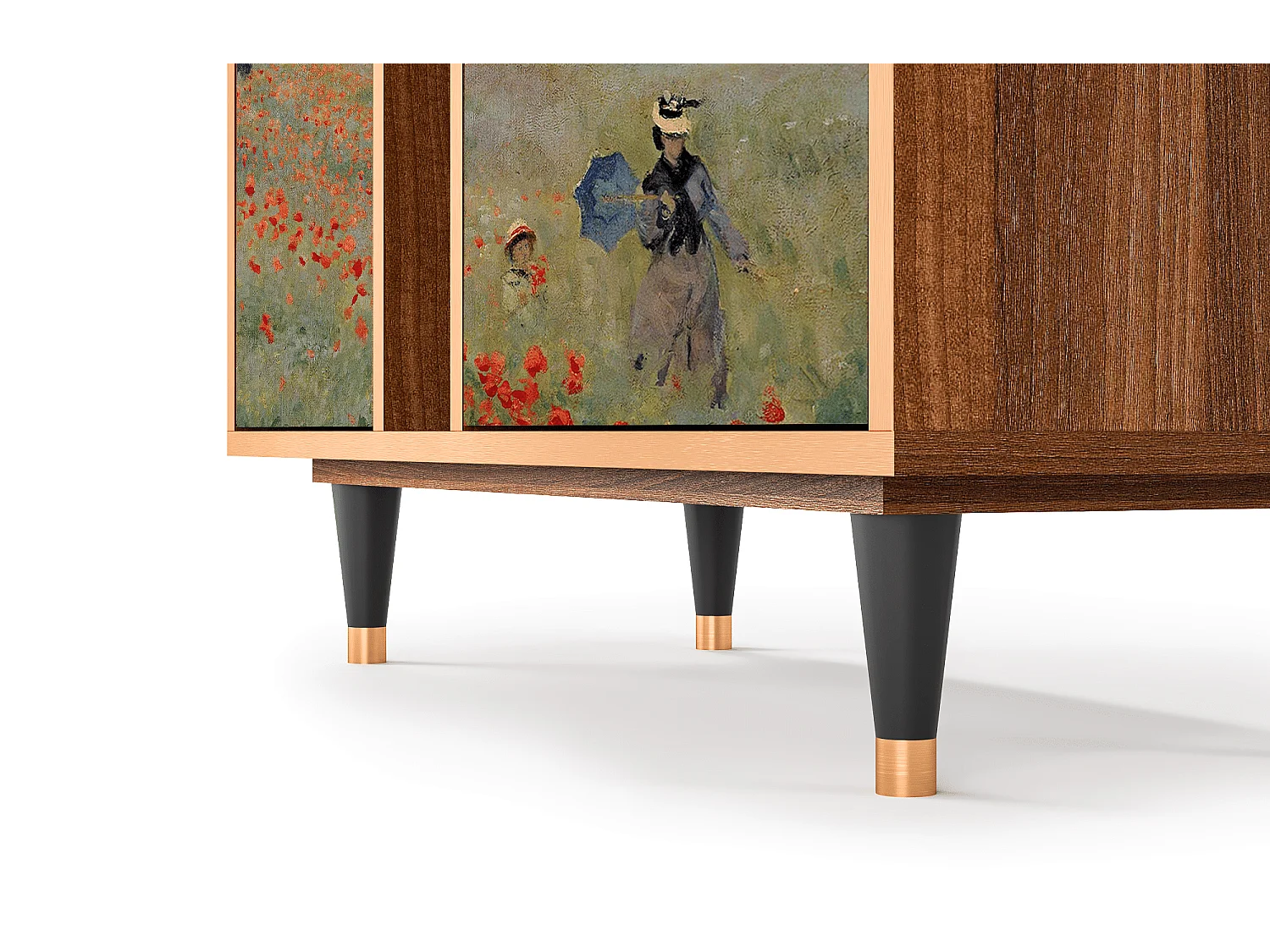 Sideboard - 94х96х41 cm - BS5 - The Poppy Field   , Walnuss