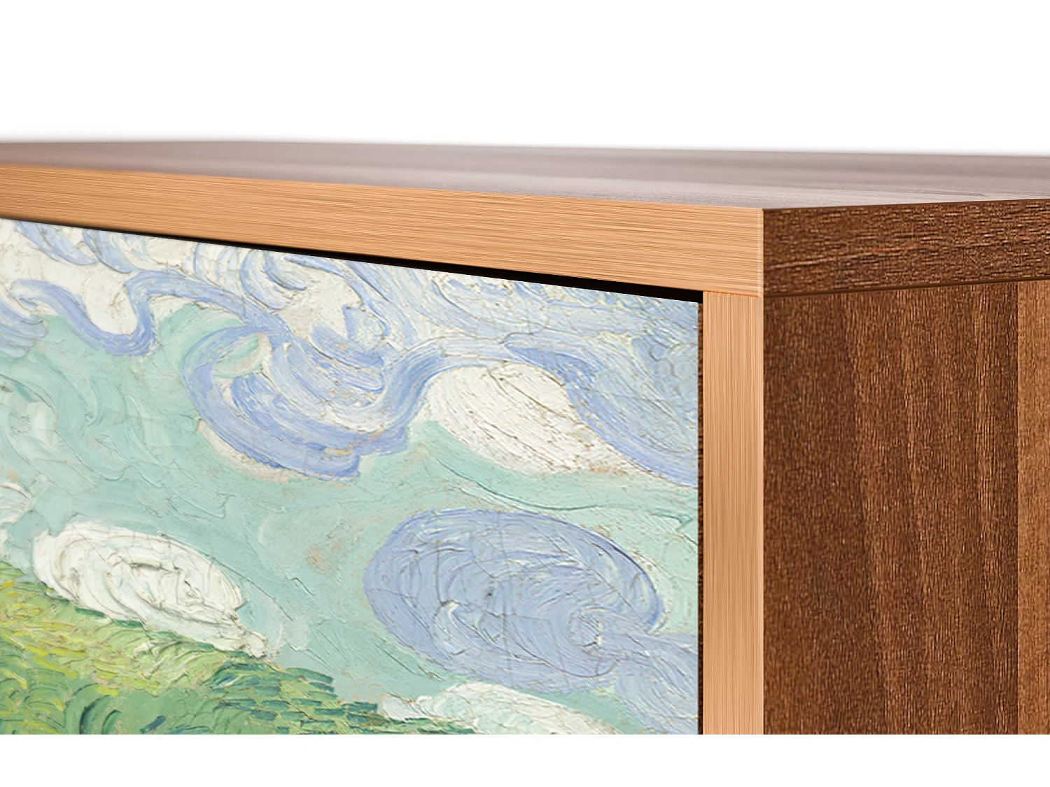 Dressoir - 115х84х41 cm - S3 - Green Wheat Fields, Walnoot
