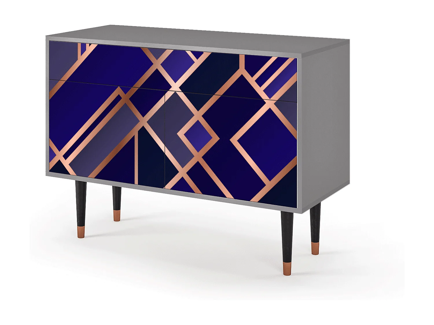 Buffet - 115x85x48 cm - BS4 - Aquamarine Getsby, Gris