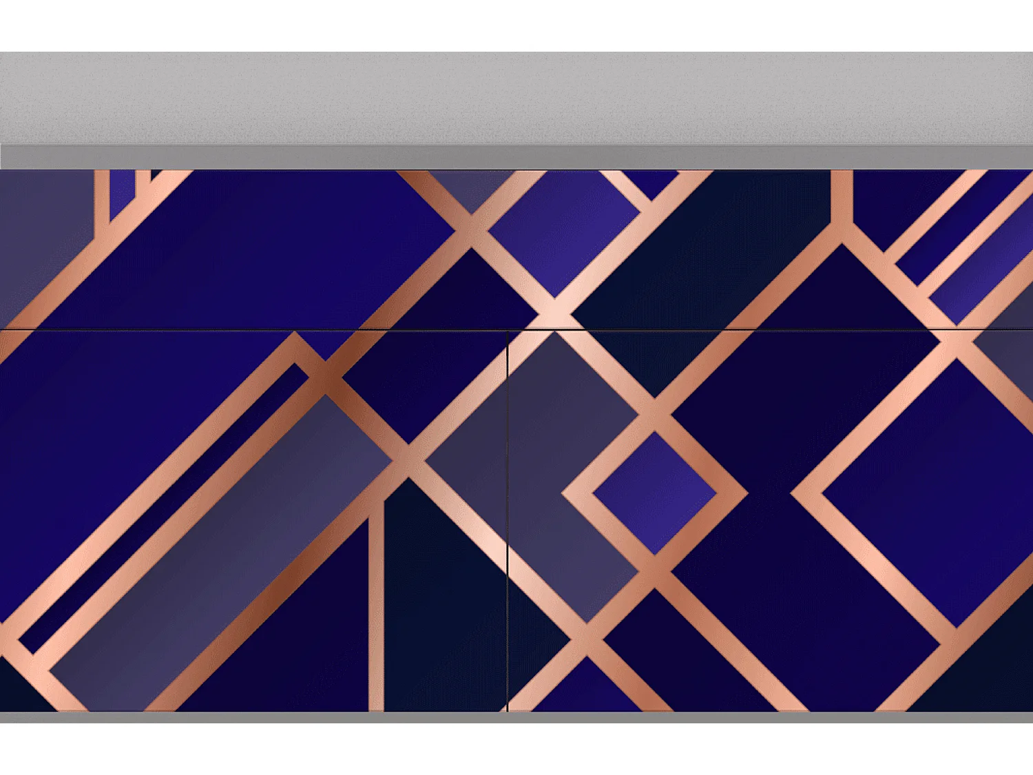 Buffet - 115x85x48 cm - BS4 - Aquamarine Getsby, Gris