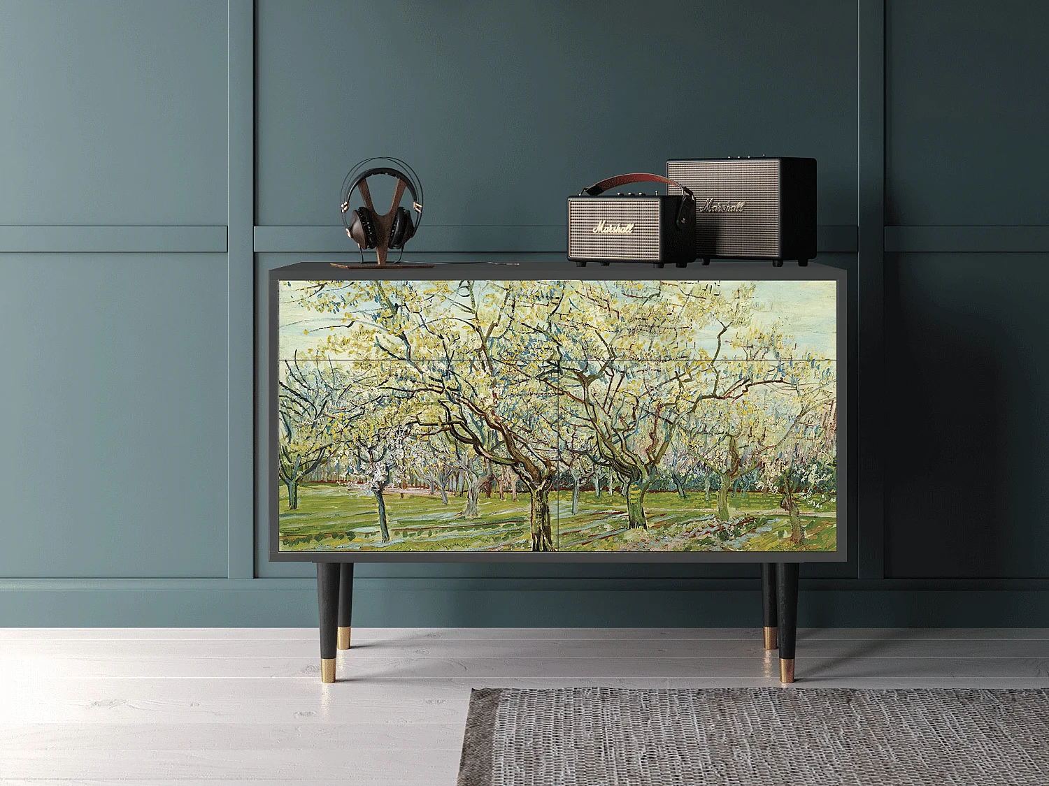 Buffet - 115x85x48 cm - BS4 - The Blanc Orchard, Anthracite