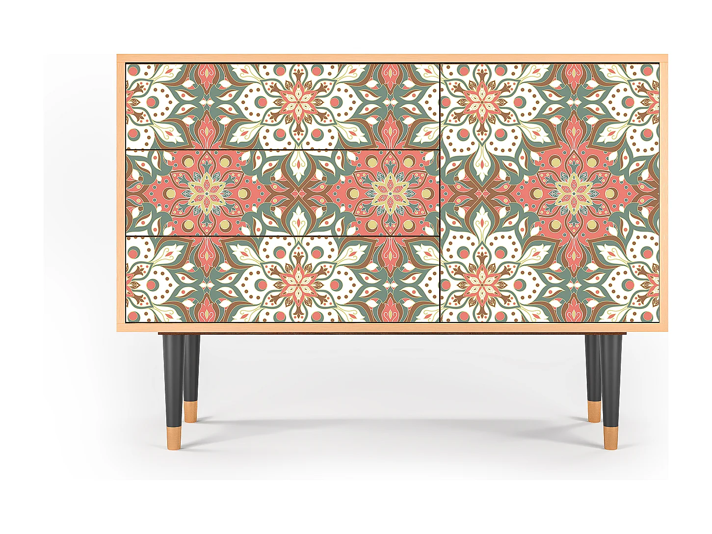 Kredens - 115х84х41 cm - S3 - Peach Grove, Orzech