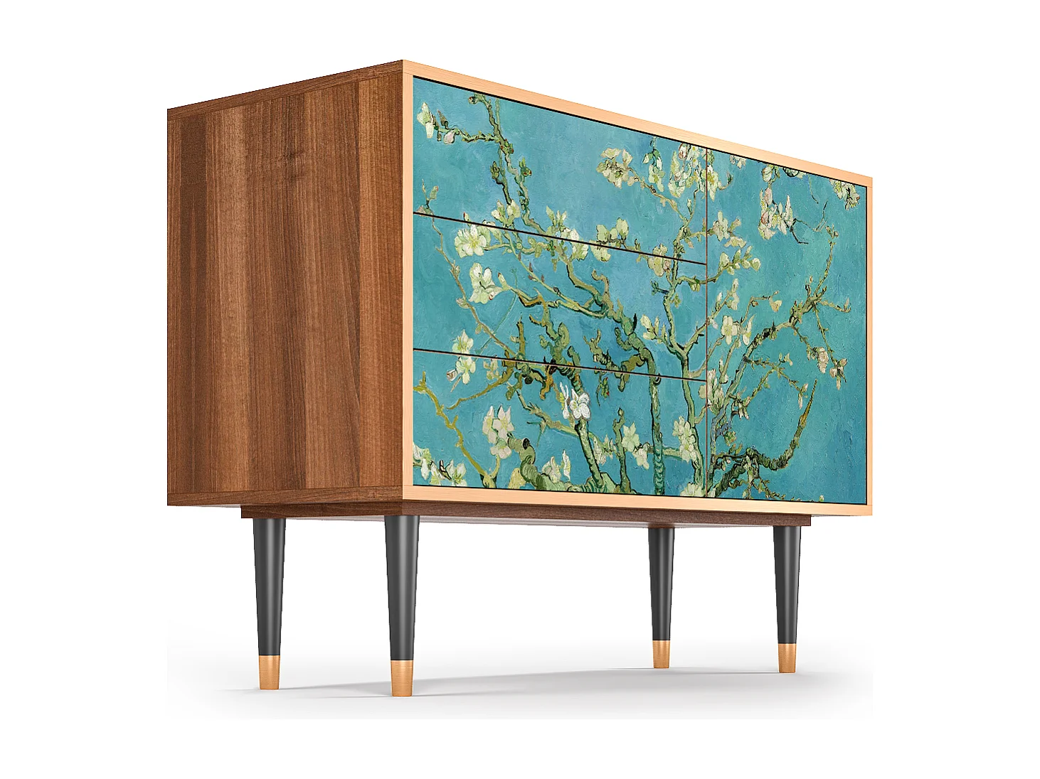 Buffet - 115х84х41 cm - S3 - Almond Blossom, Noyer