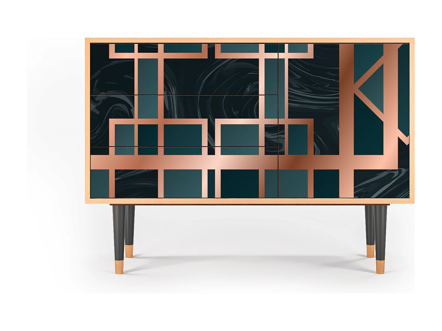 Credenza - 115х84х41 cm - S3 - Emerald Metro, Noce