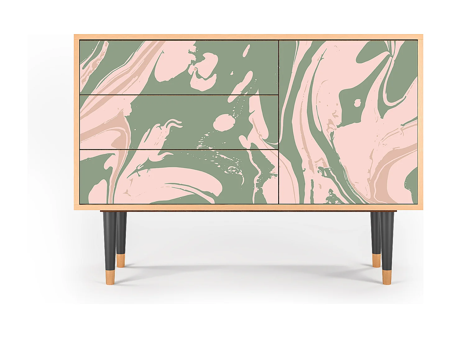 Credenza - 115х84х41 cm - S3 - Aquarelle, Noce