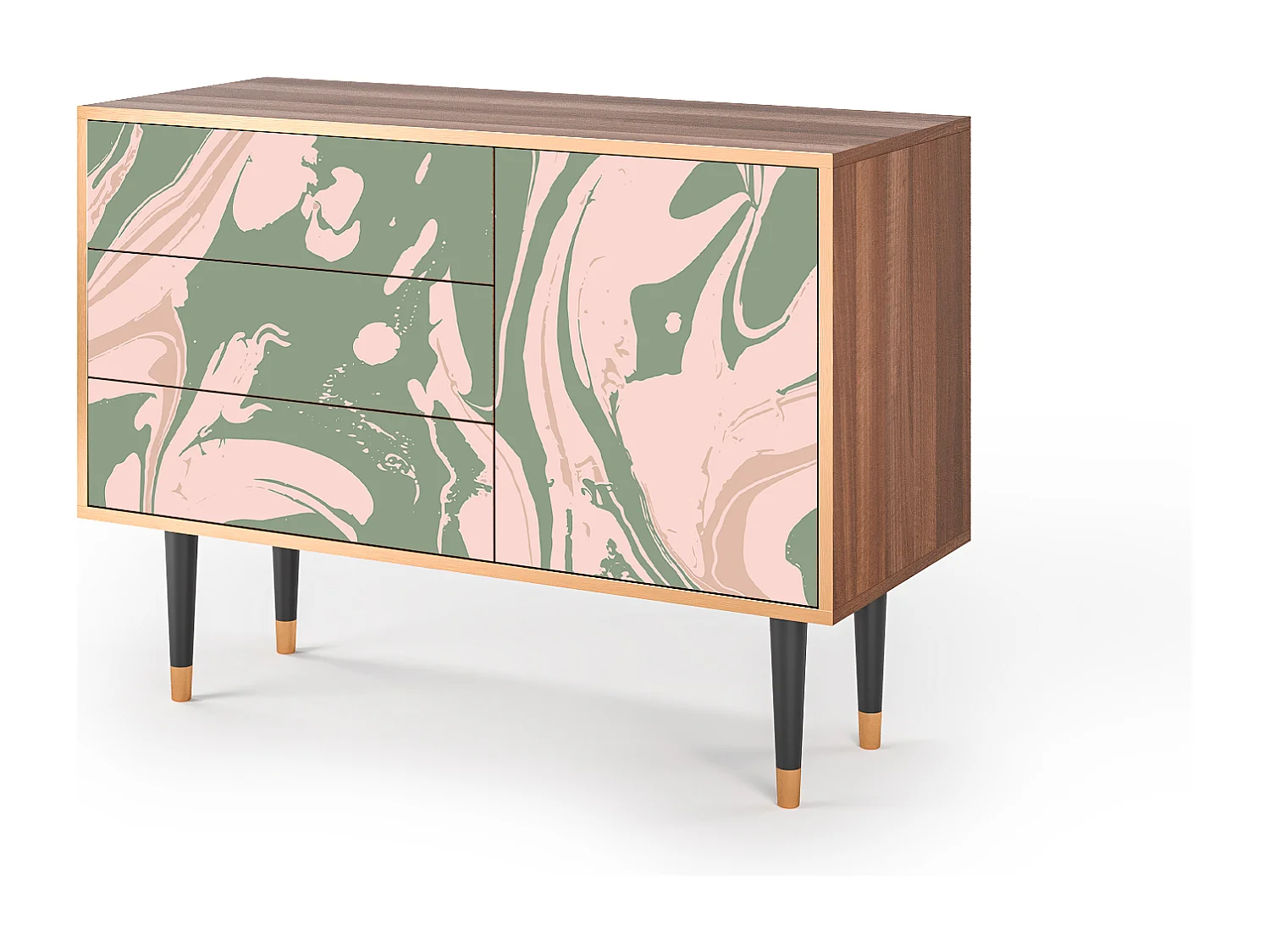 Credenza - 115х84х41 cm - S3 - Aquarelle, Noce