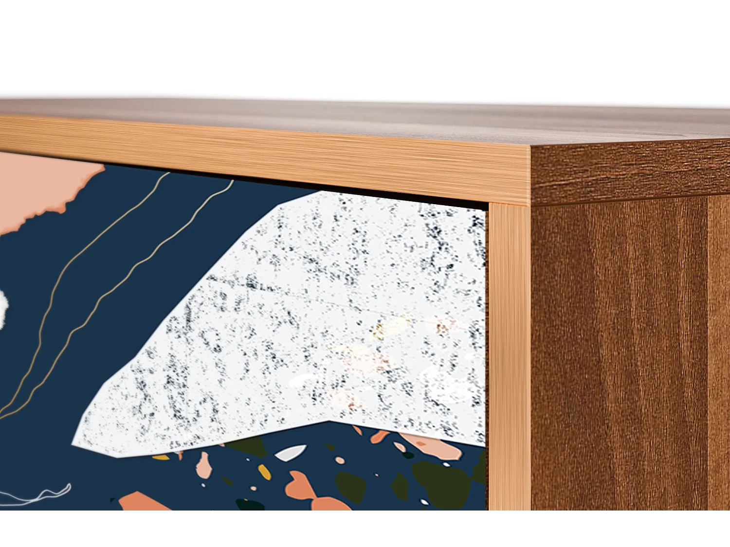 Credenza - 115х84х41 cm - S3 - Nude Iceberg, Noce