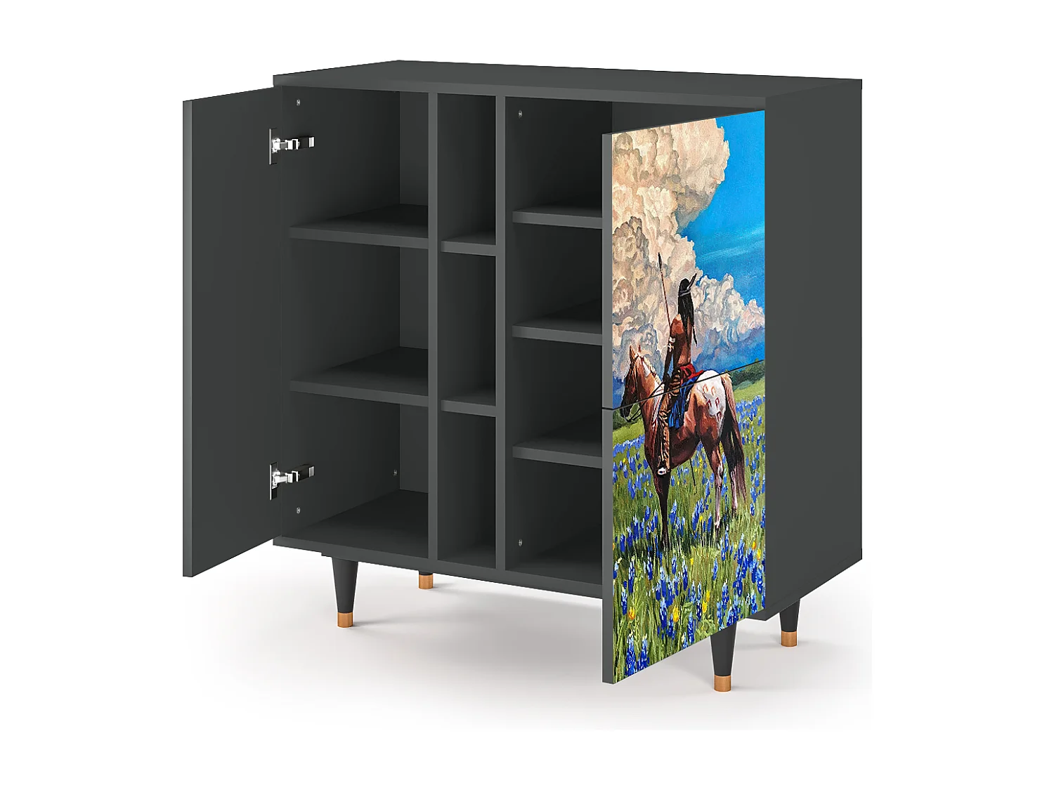 Buffet - 94х96х41 cm - BS5 - Thunderheads by Dean, Anthracite