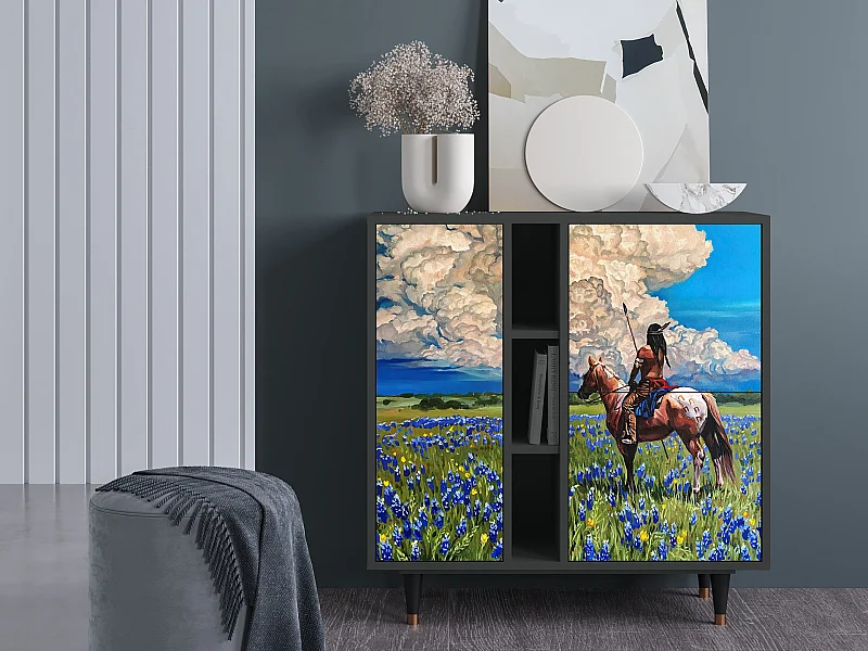 Sideboard - 94х96х41 cm - BS5 - Thunderheads by Dean, Anthrazit