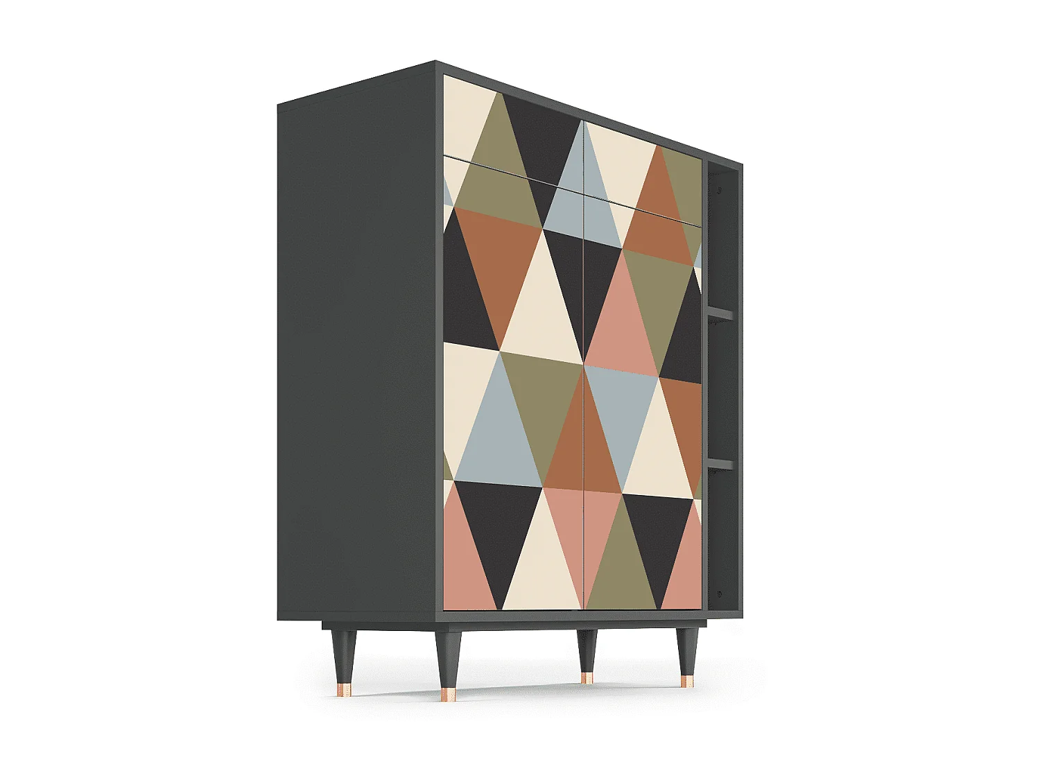 Buffet - 96х110х41 cm - BS6 - Royal Triangles, Anthracite