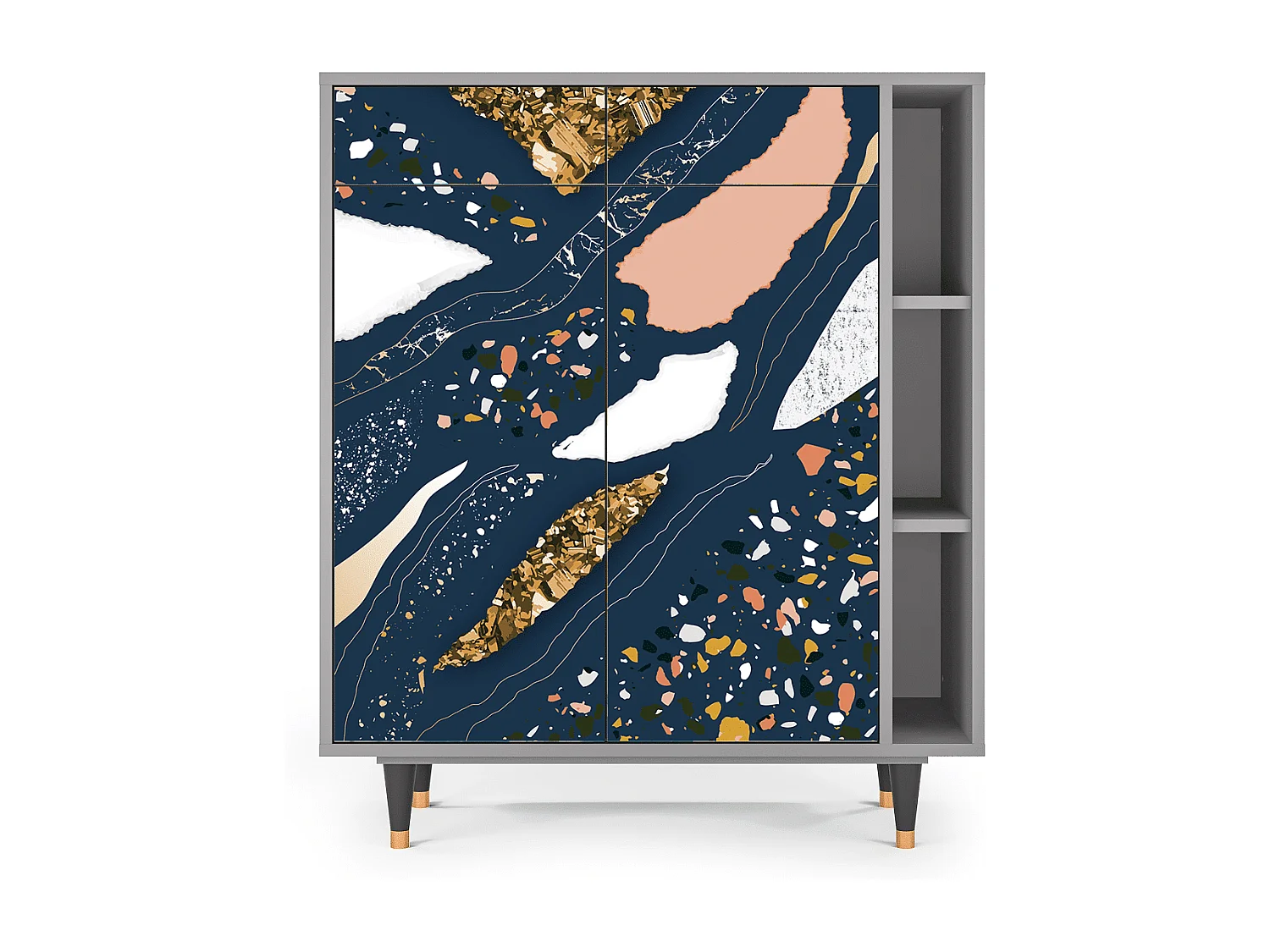 Buffet - 96х110х41 cm - BS6 - Nude Iceberg, Gris