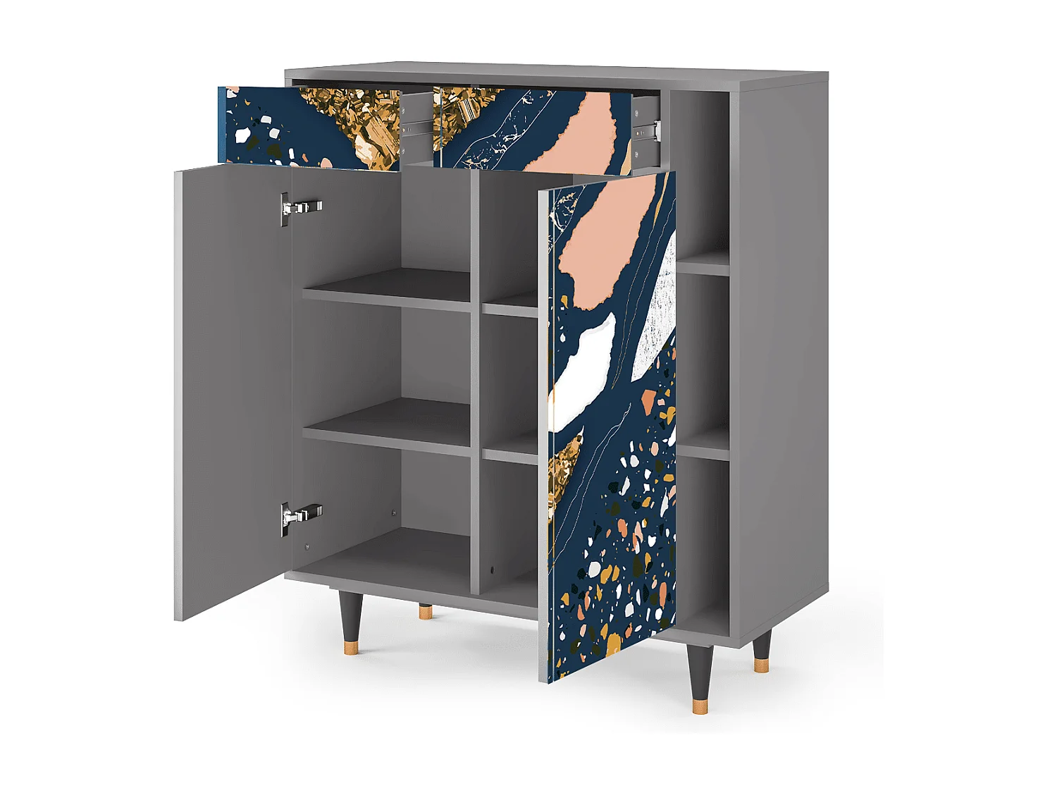 Buffet - 96х110х41 cm - BS6 - Nude Iceberg, Gris