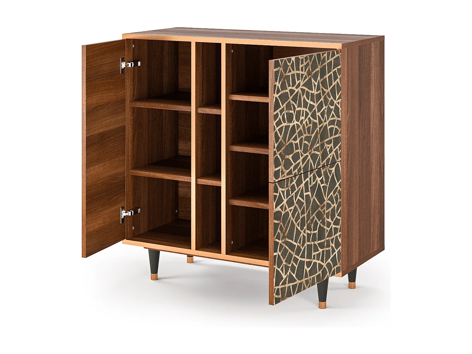 Buffet - 94х96х41 cm - BS5 - Enlarged Leaf, Noyer