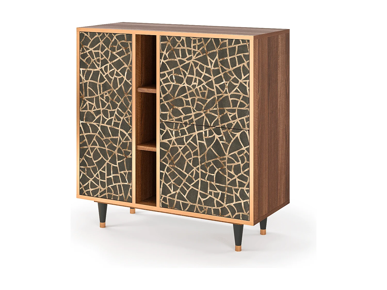 Buffet - 94х96х41 cm - BS5 - Enlarged Leaf, Noyer