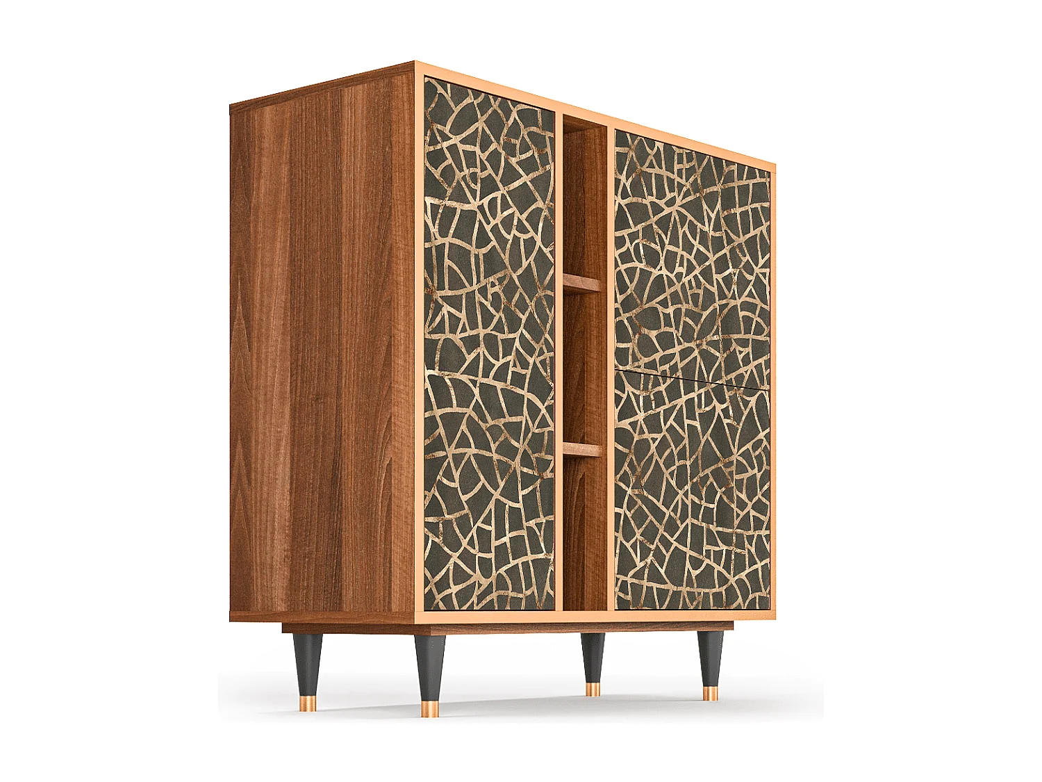 Buffet - 94х96х41 cm - BS5 - Enlarged Leaf, Noyer