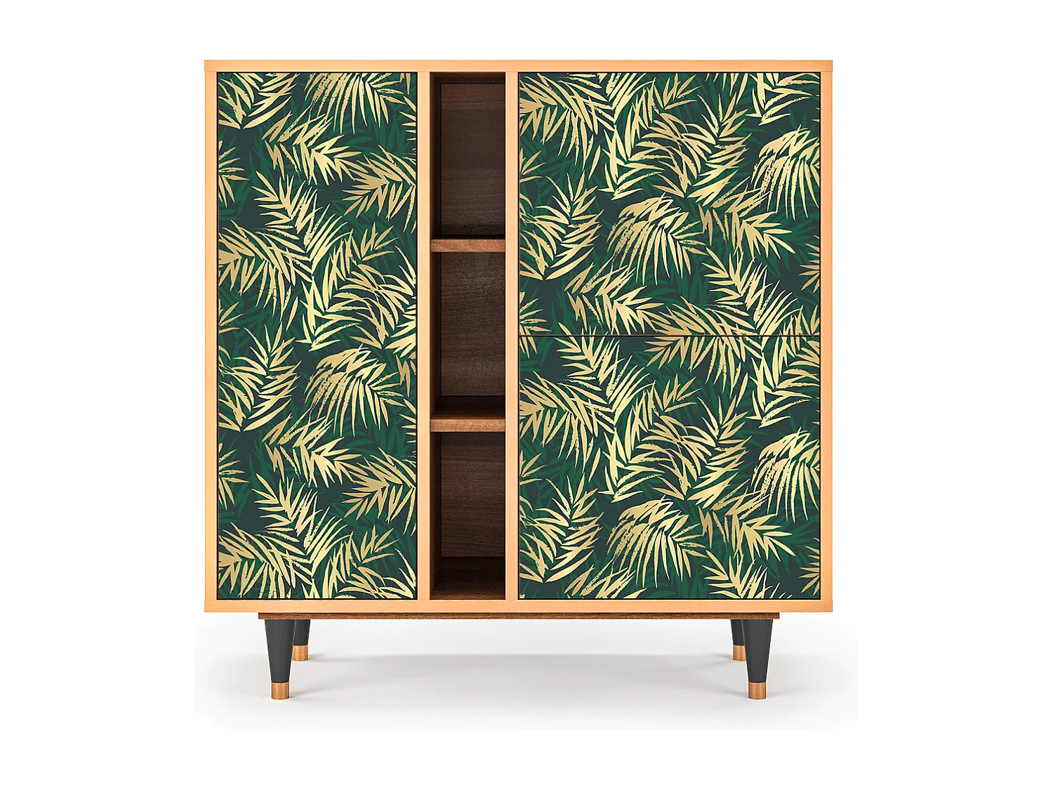 Buffet - 94х96х41 cm - BS5 - Sunny Palm Tree, Noyer