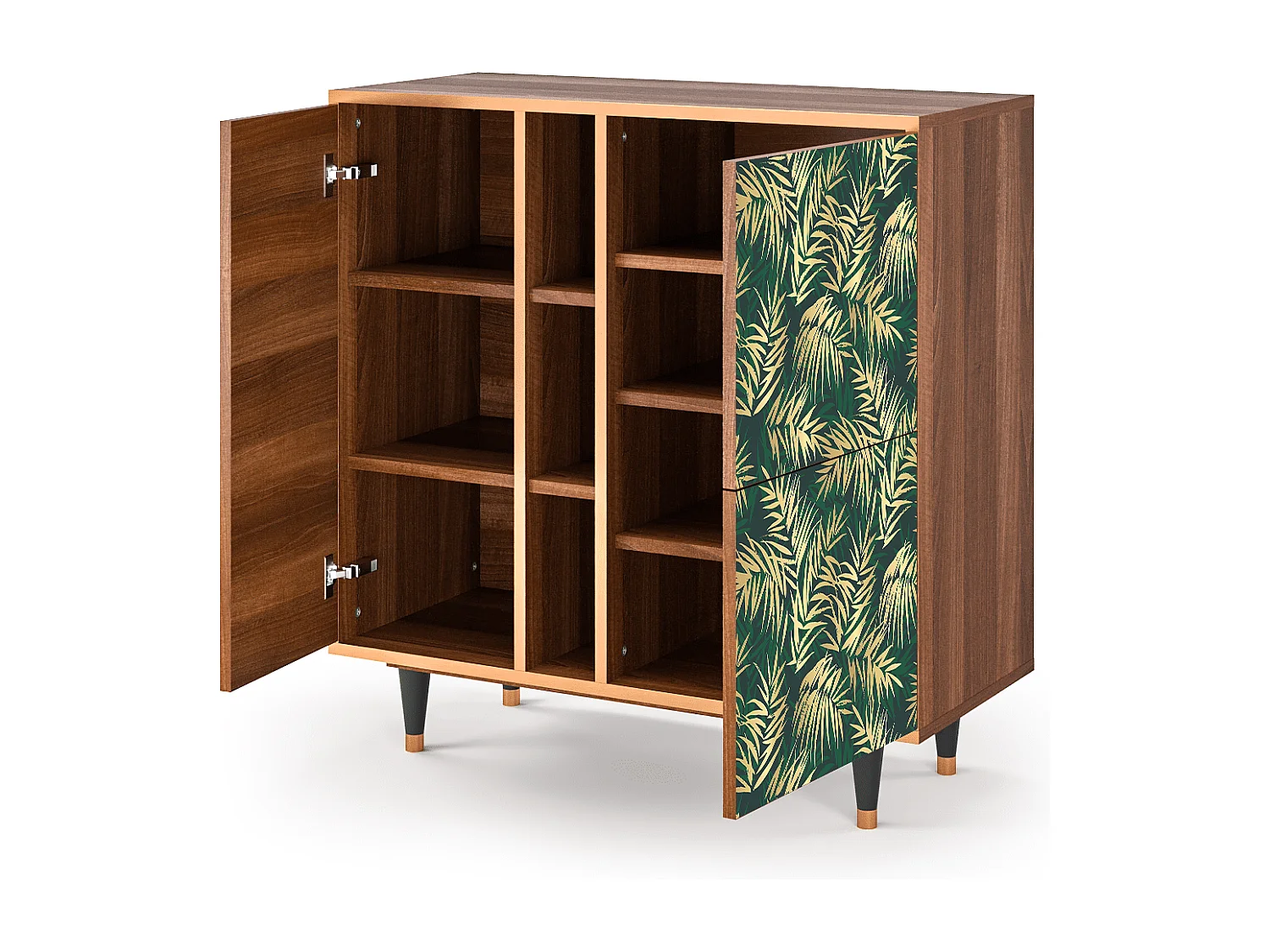 Buffet - 94х96х41 cm - BS5 - Sunny Palm Tree, Noyer