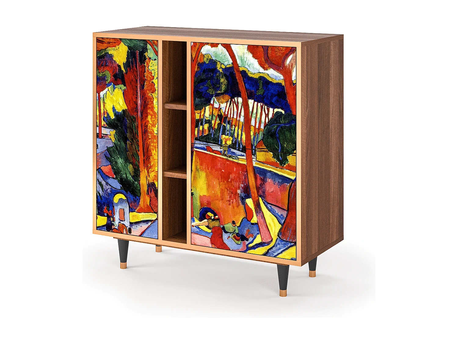 Dressoir - 94х96х41 cm - BS5 - The Turning Road, Walnoot