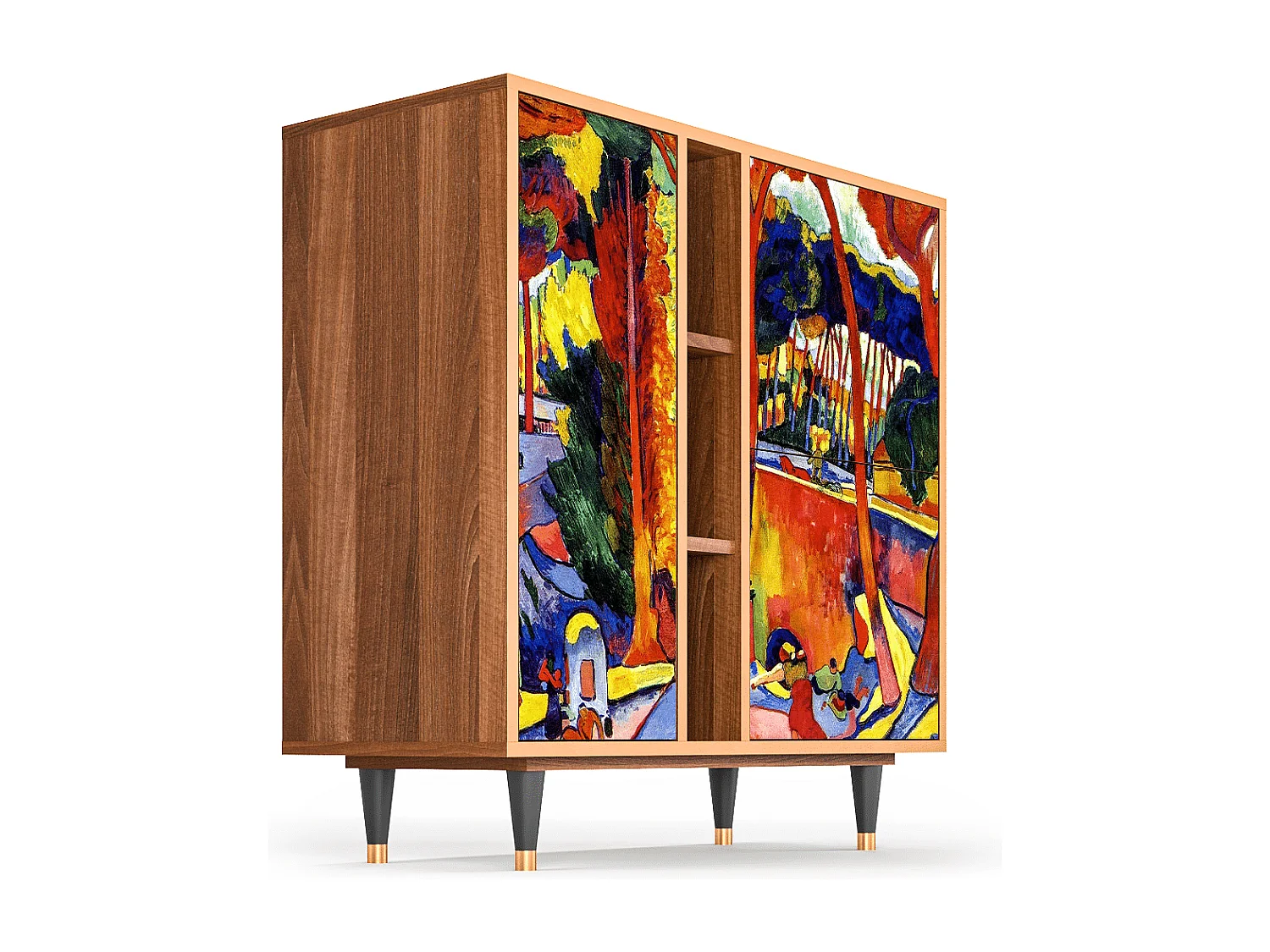 Dressoir - 94х96х41 cm - BS5 - The Turning Road, Walnoot