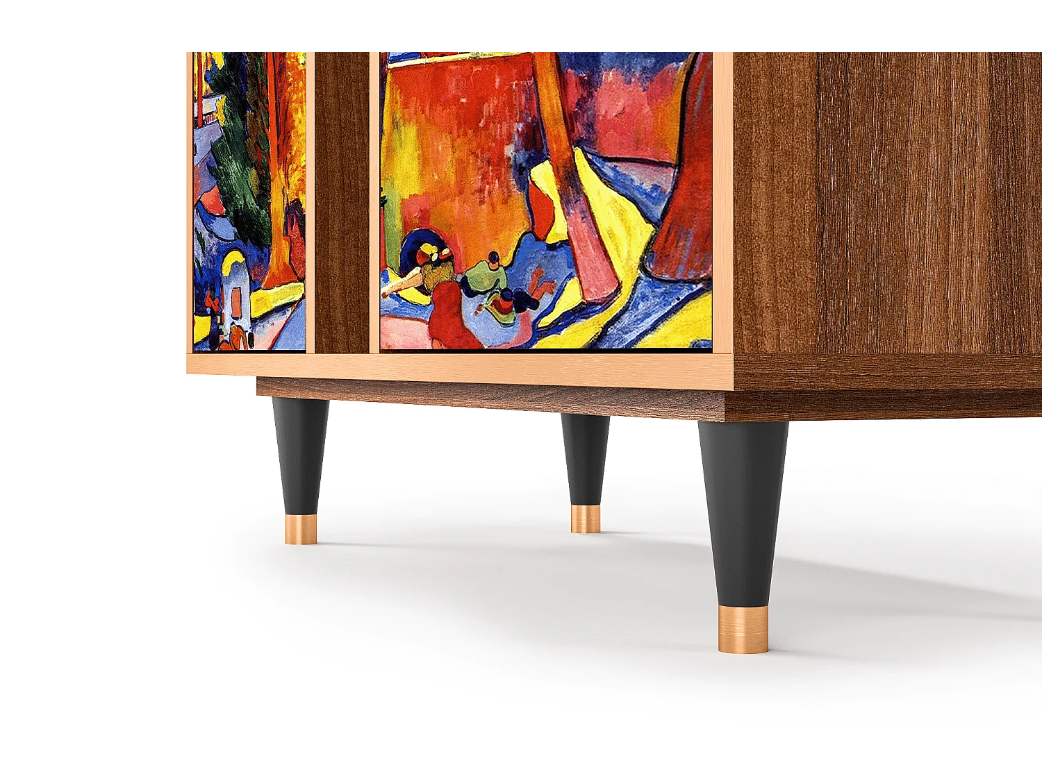 Kredens - 94х96х41 cm - BS5 - The Turning Road, Orzech