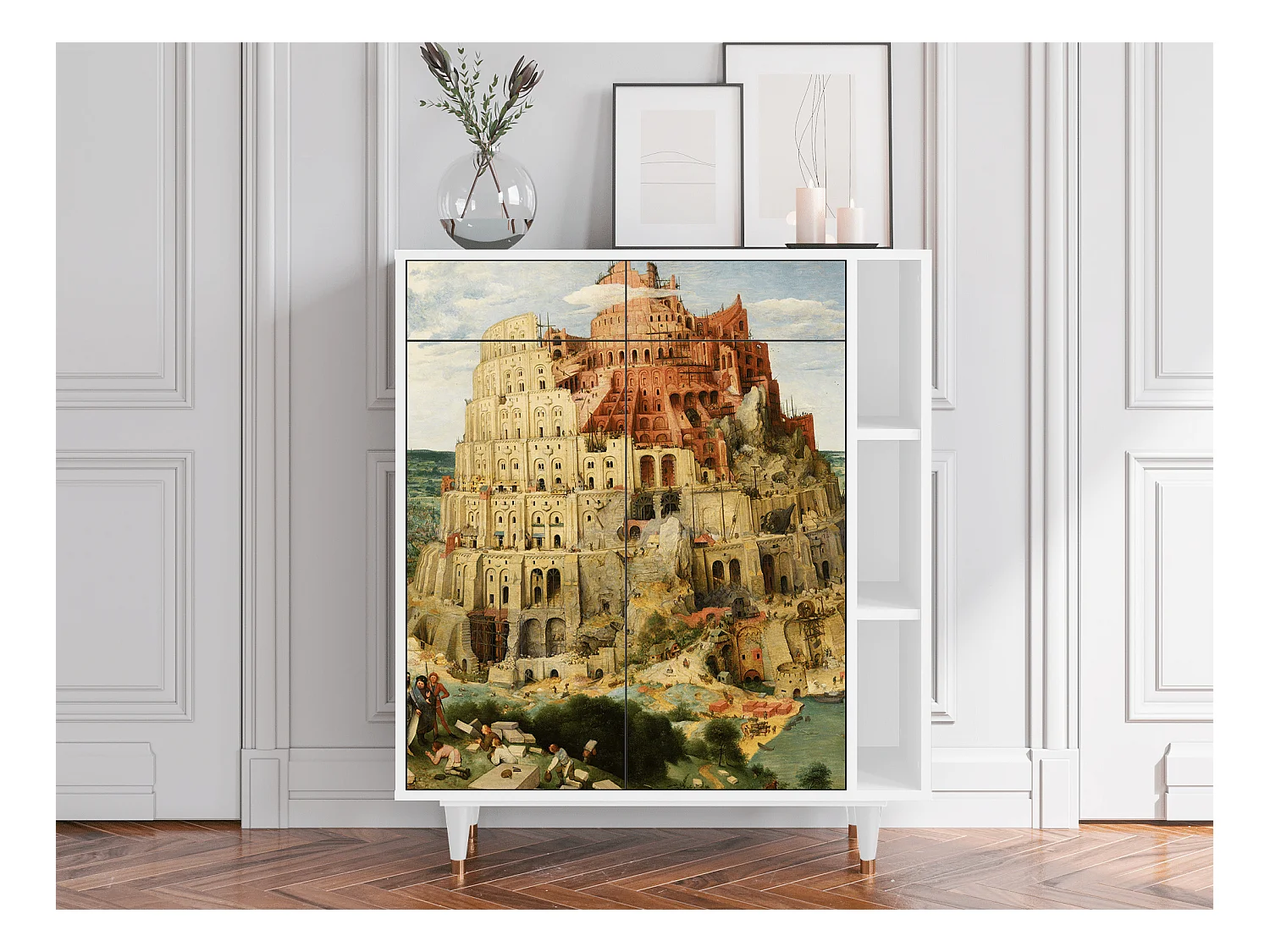 Credenza - 96х110х41 cm - BS6 - Elder The Tower, Bianco