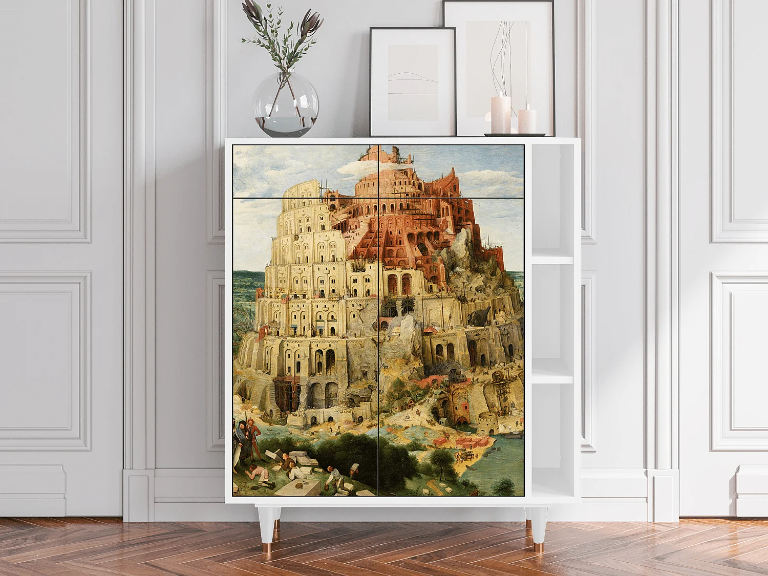 Credenza - 96х110х41 cm - BS6 - Elder The Tower, Bianco