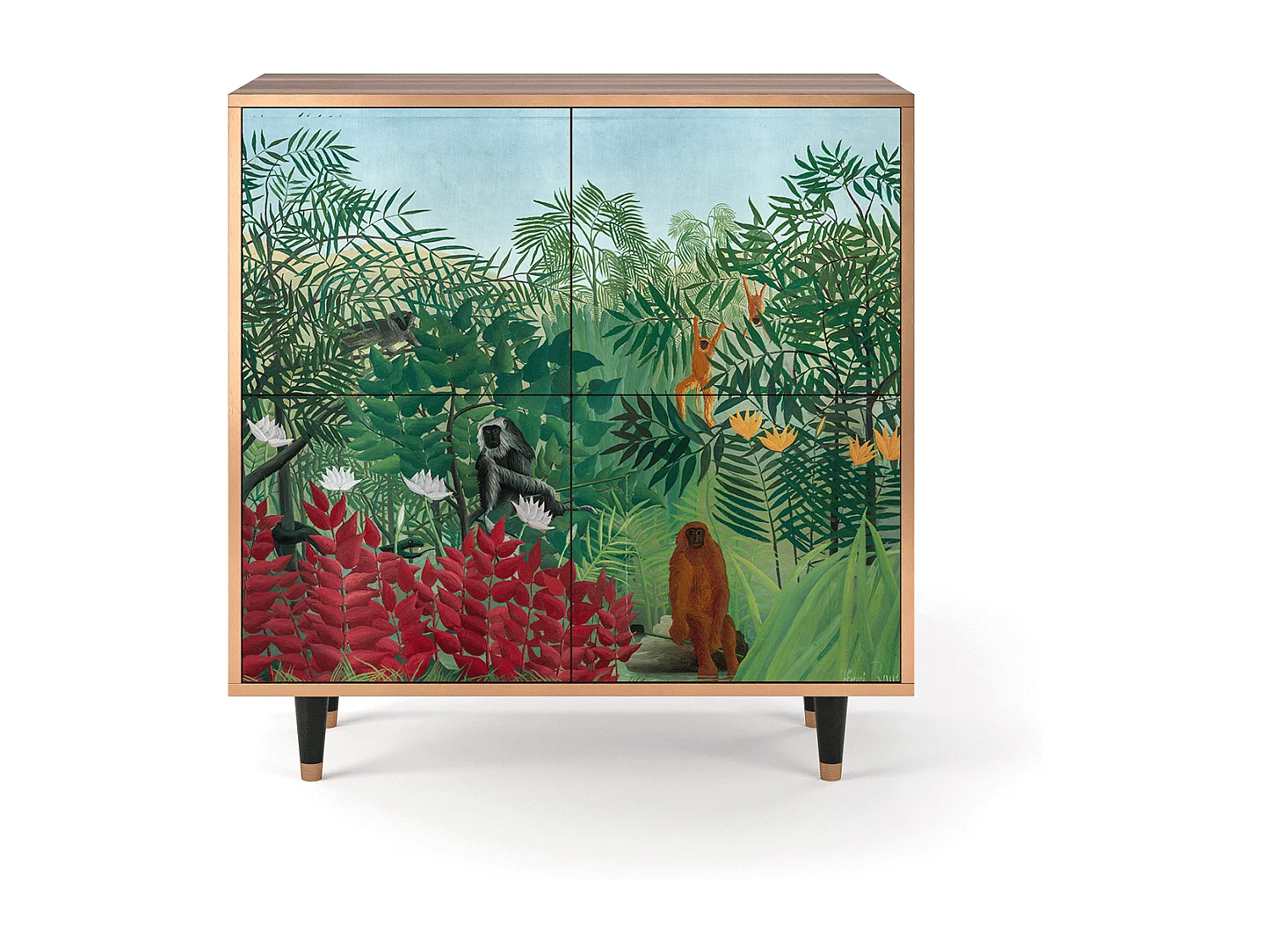 Credenza - 94x96x48 cm - BS3 - Jungles in Paris, Noce