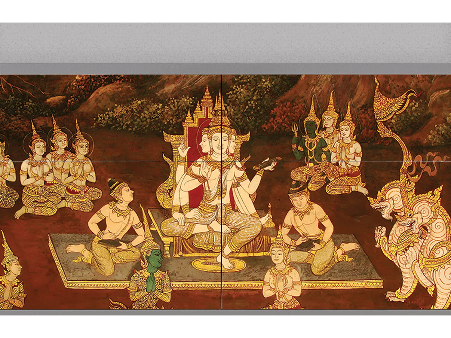 Buffet - 115x85x48 cm - BS4 - Malyavan, Gris