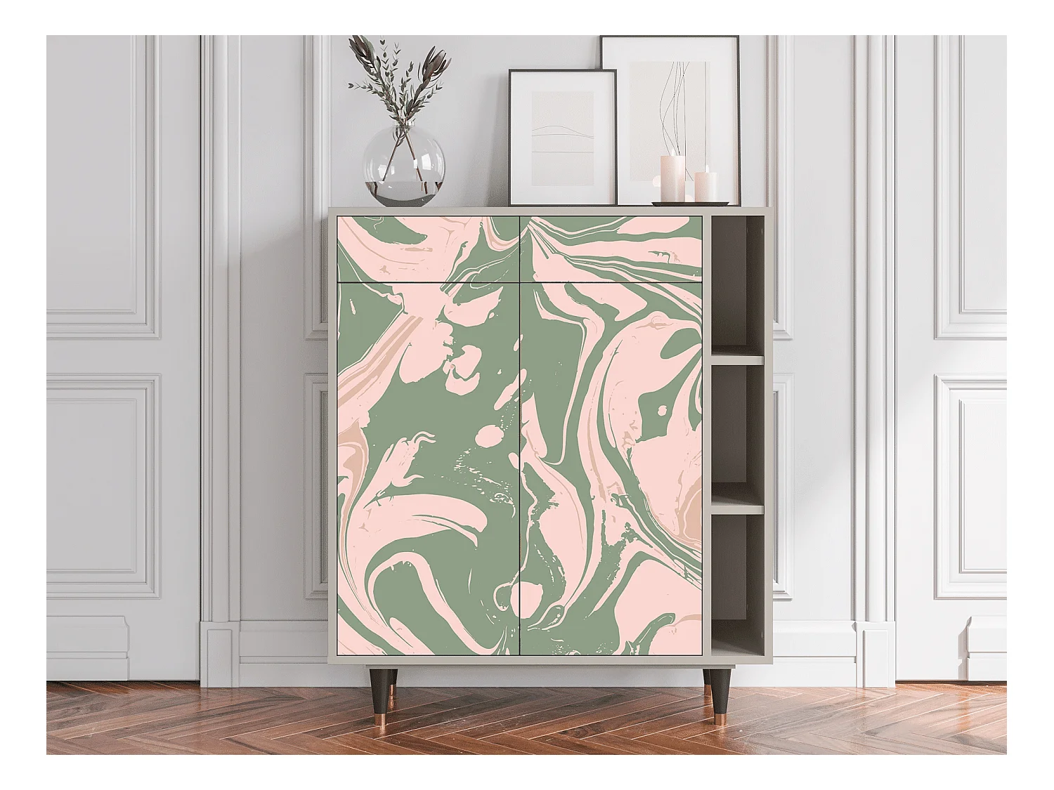 Dressoir - 96х110х41 cm - BS6 - Aquarelle, Zand