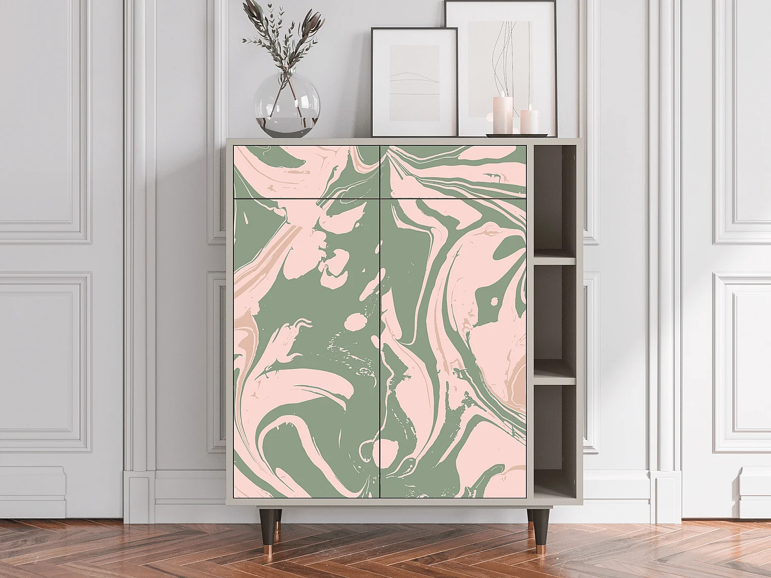 Credenza - 96х110х41 cm - BS6 - Aquarelle, Sabbia