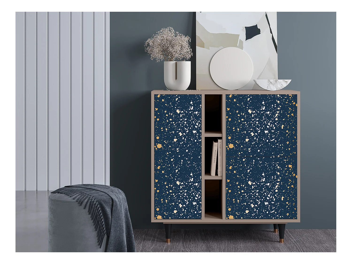 Credenza - 94х96х41 cm - BS5 - Starfall, Latte