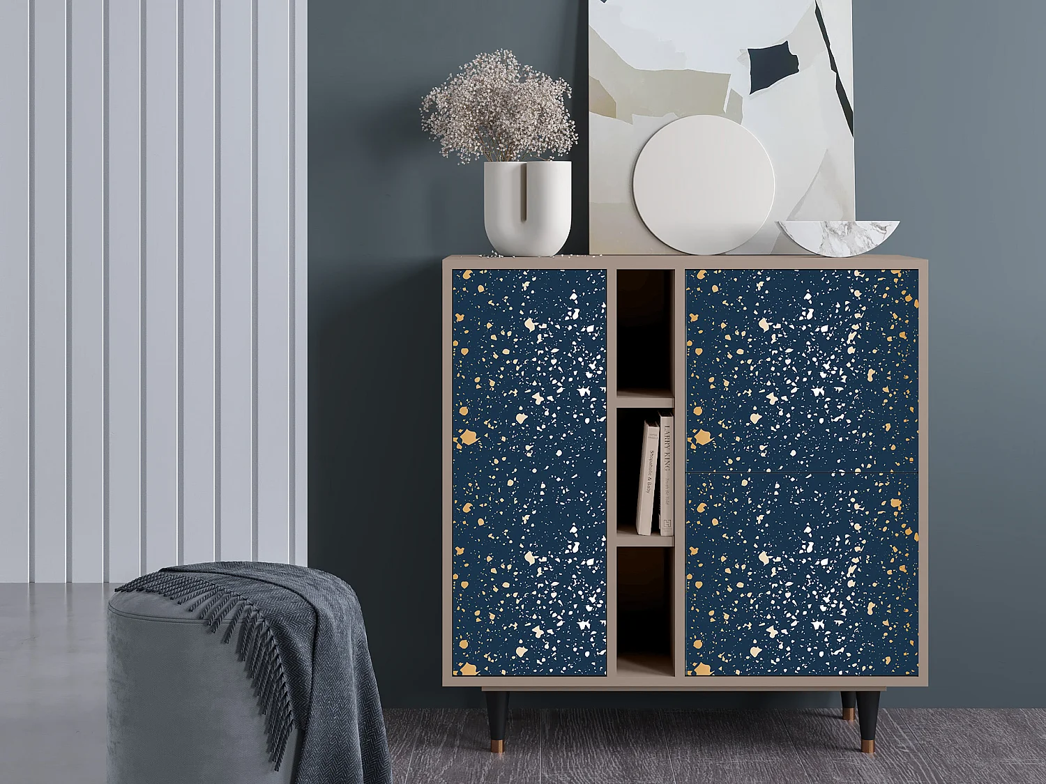 Kredens - 94х96х41 cm - BS5 - Starfall, Latte