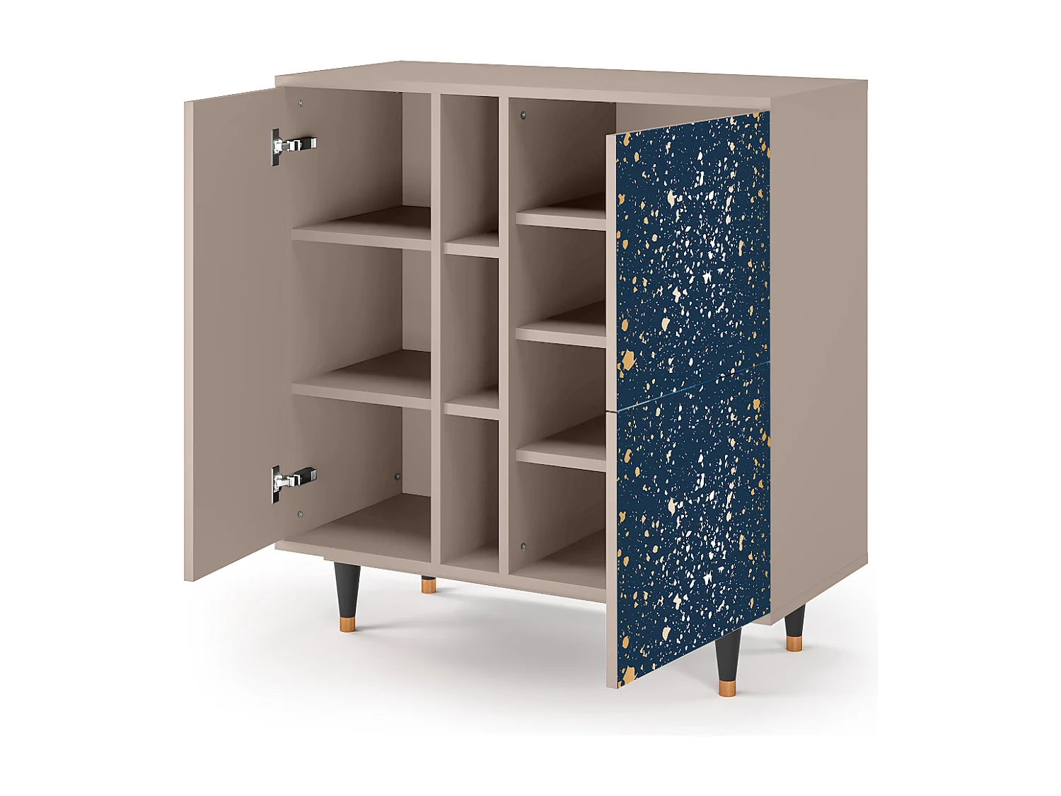 Kredens - 94х96х41 cm - BS5 - Starfall, Latte